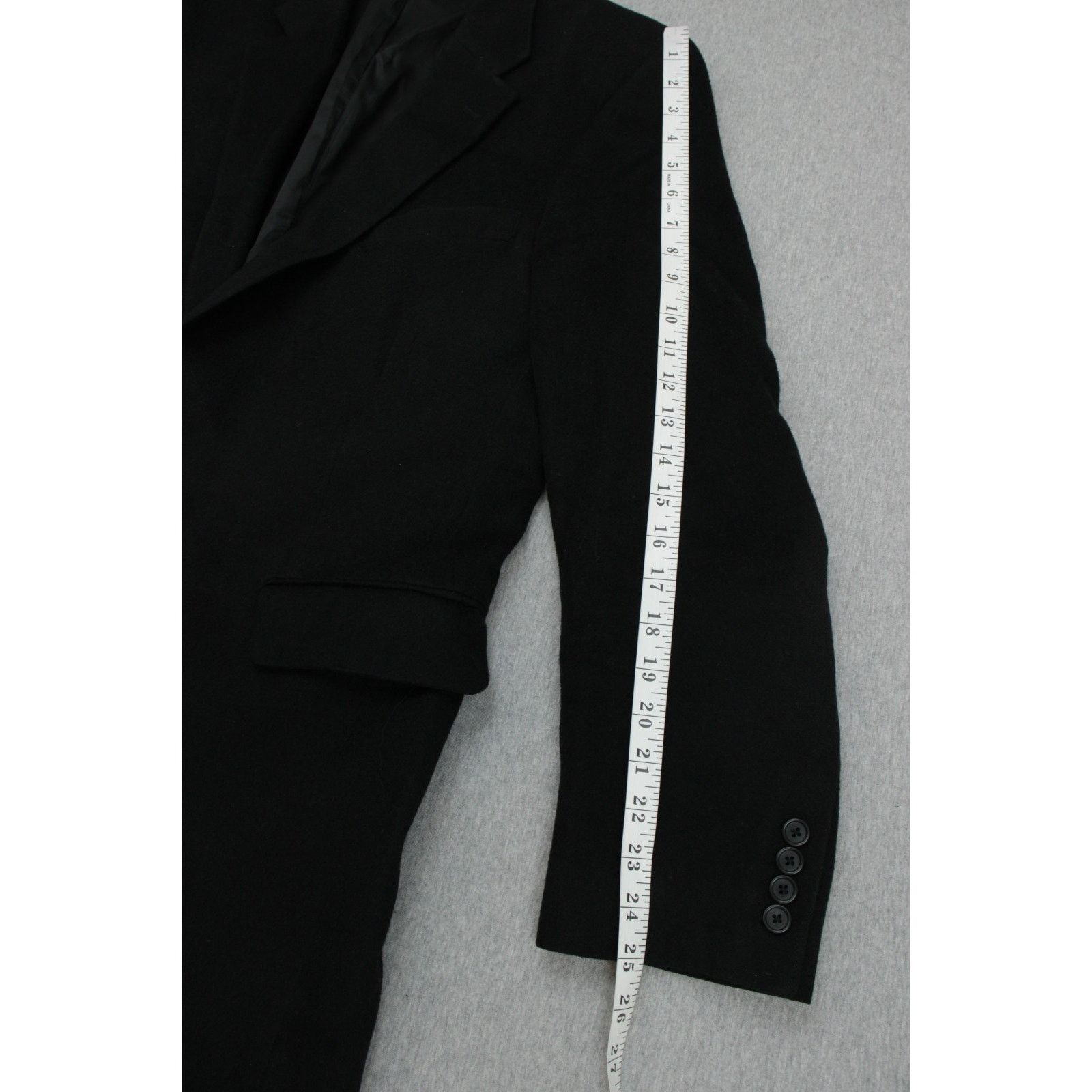 Jos. A. Bank Jos A Bank Blazer Mens 44L Black Camel Hair 2 Button Size 44L - 7 Thumbnail