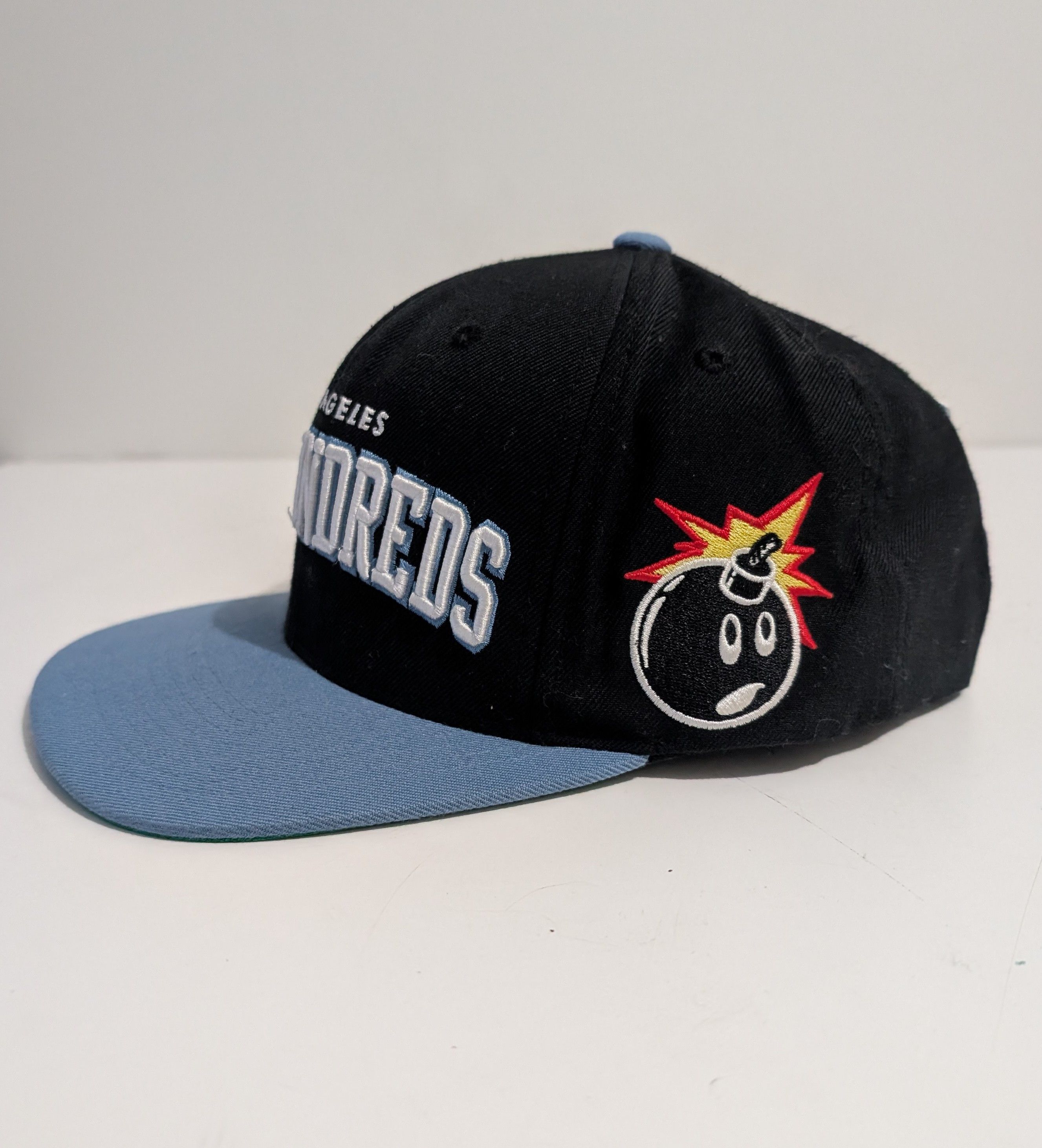 The Hundreds The Hundreds Bomb Logo Black/Blue Snapback Hat/Cap Size ONE SIZE - 1 Thumbnail