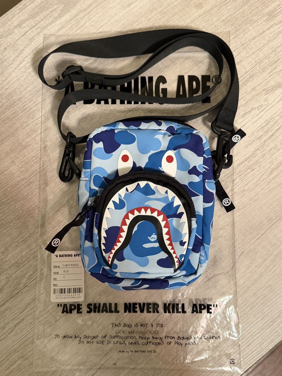 Bape Bape Bag Camo Blue Size ONE SIZE - 1 Thumbnail