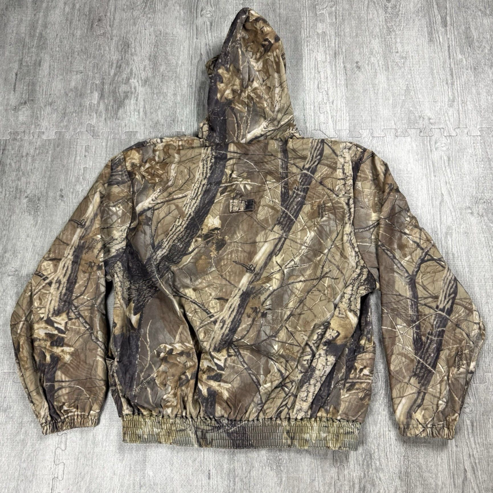 Realtree PE LLA REALTREE HARDWOODS 20-200 CAMO HOODED JACKET MENS XXL WATER RESISTANT ZIP Jacket Size US XXL / EU 58 / 5 - 7 Thumbnail