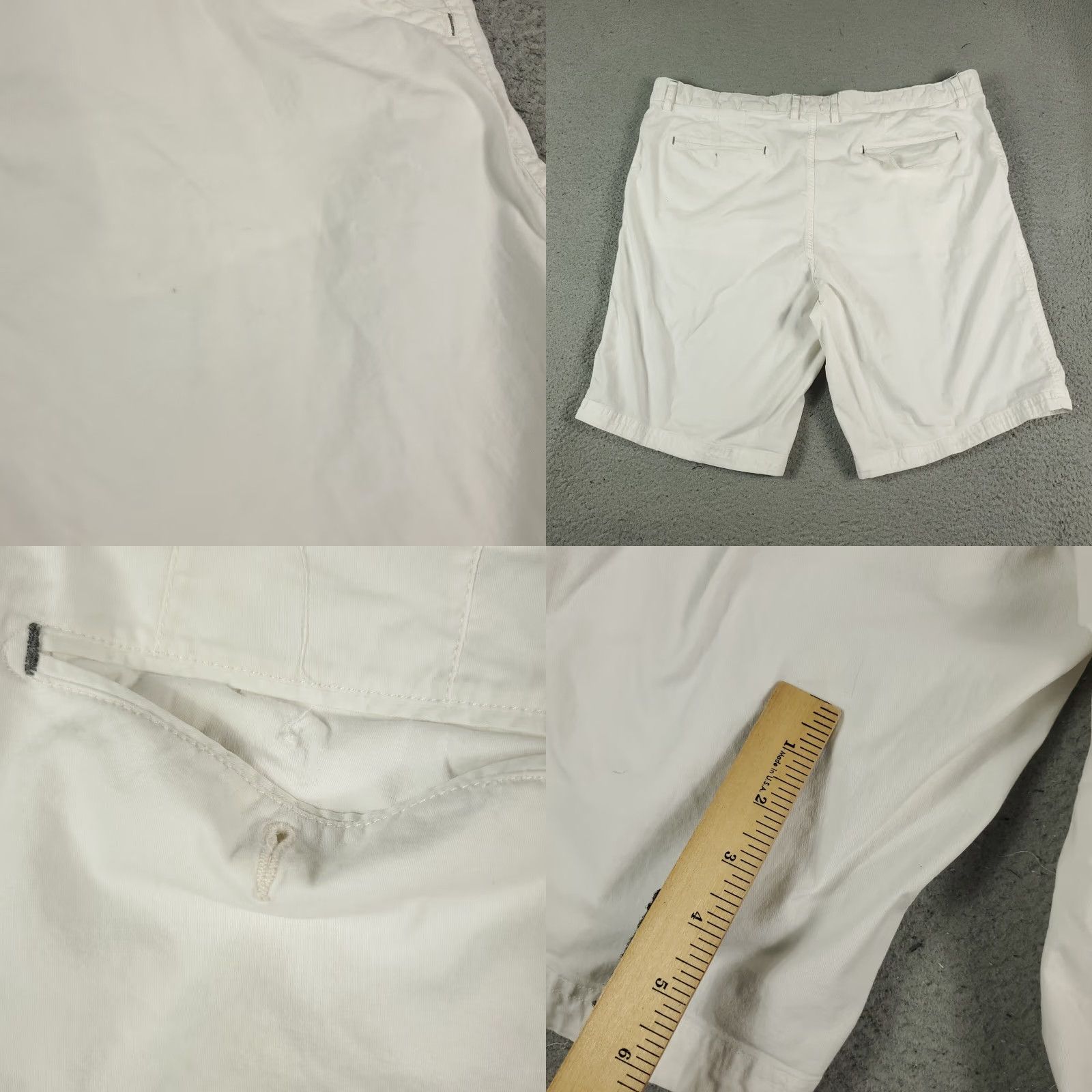 Robert Graham Robert Graham Chino Shorts Mens Size 40 White Casual Flat Front Stretch Size US 40 / EU 56 - 8 Thumbnail
