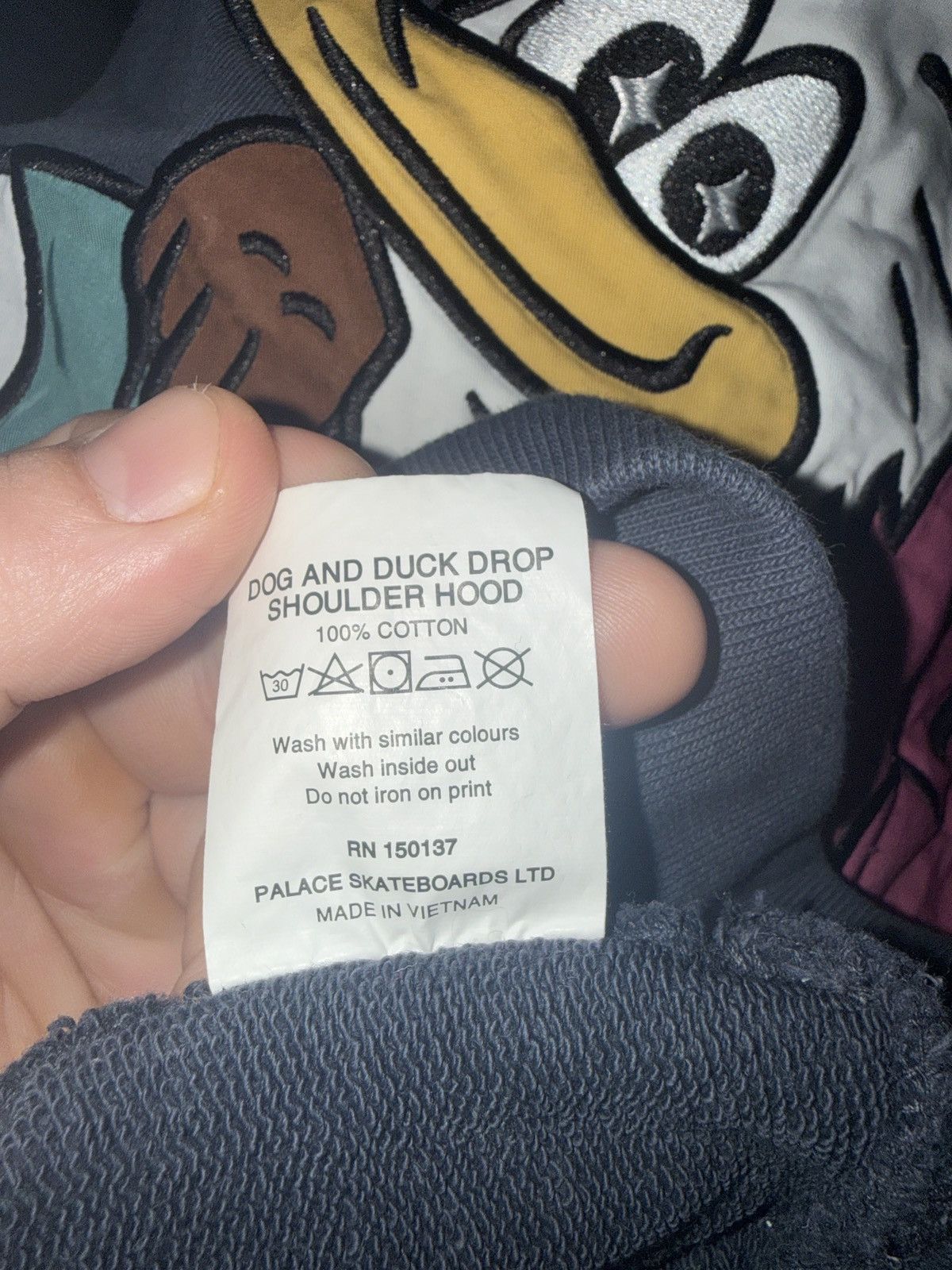 Palace PALACE DOG AND DUCK DROP SHOULDER HOOD NAVY Size US XL / EU 56 / 4 - 5 Thumbnail