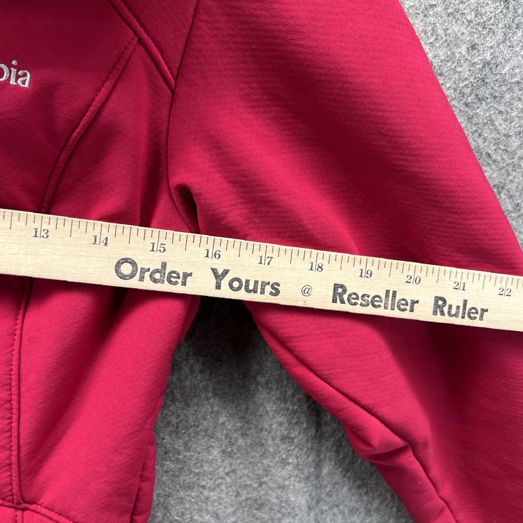 Vintage Columbia Jacket Women XS Red Full Zip Omni Wind Block Hoodie Lined Hooded Basic Jacket Regular Fit Size XS / US 0-2 / IT 36-38 - 4 Thumbnail