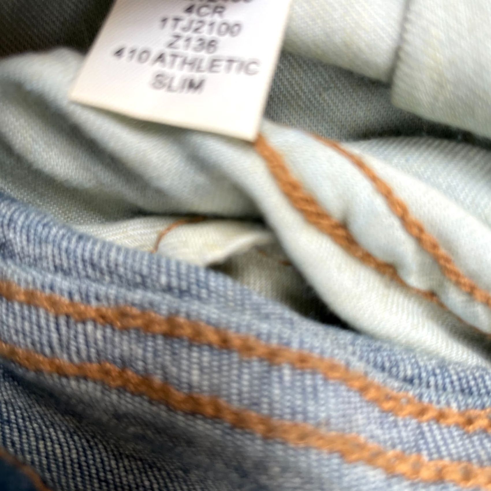 Lucky Brand Lucky Brand Jeans Mens 42x30 Blue 410 Athletic Slim Denim Relaxed Fit Mid Rise Size US 42 / EU 58 - 5 Thumbnail