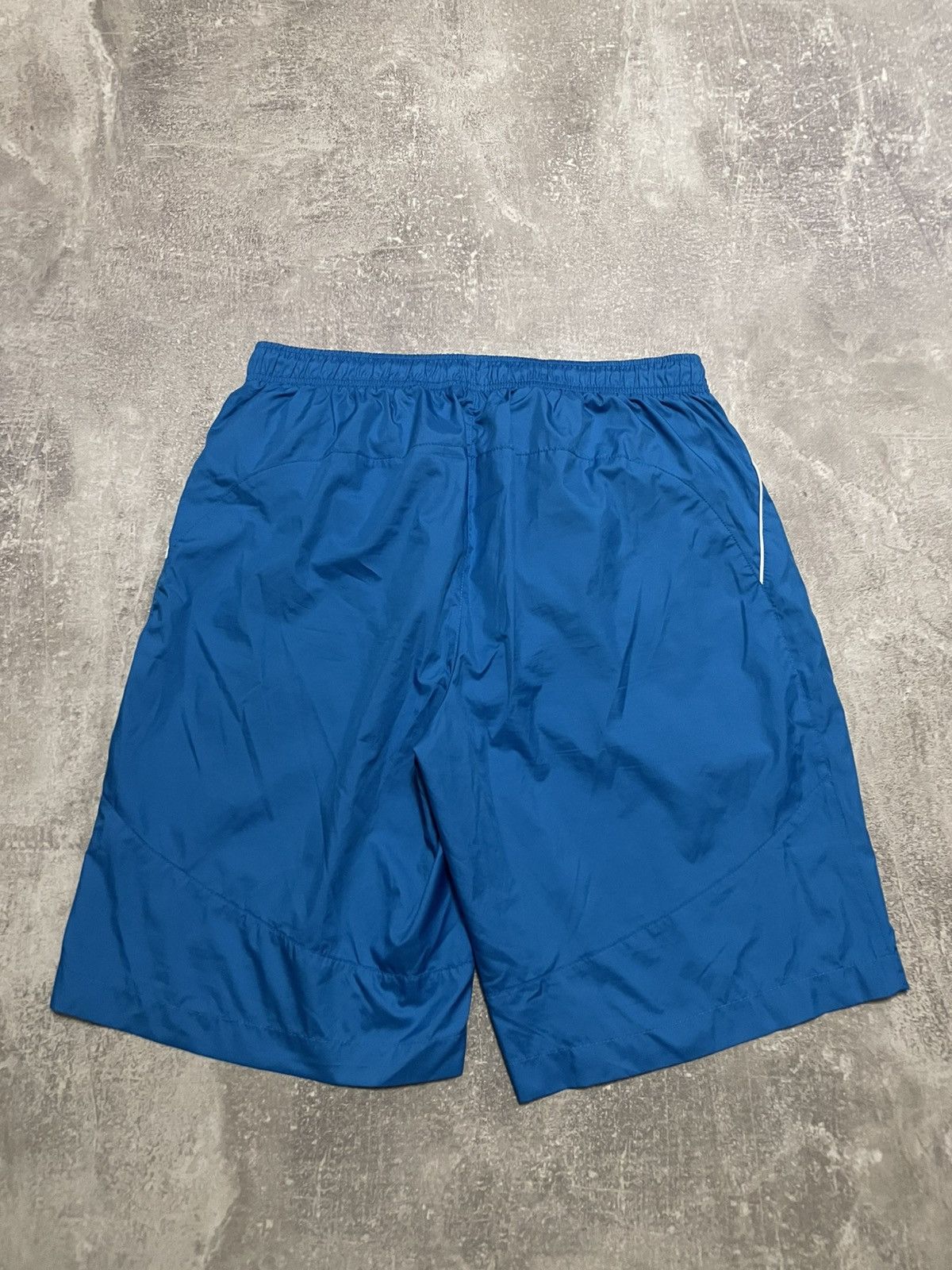 Nike × Vintage Vintage Nike Nylon Blue Shorts Drill Y2K Size US 34 / EU 50 - 9 Thumbnail