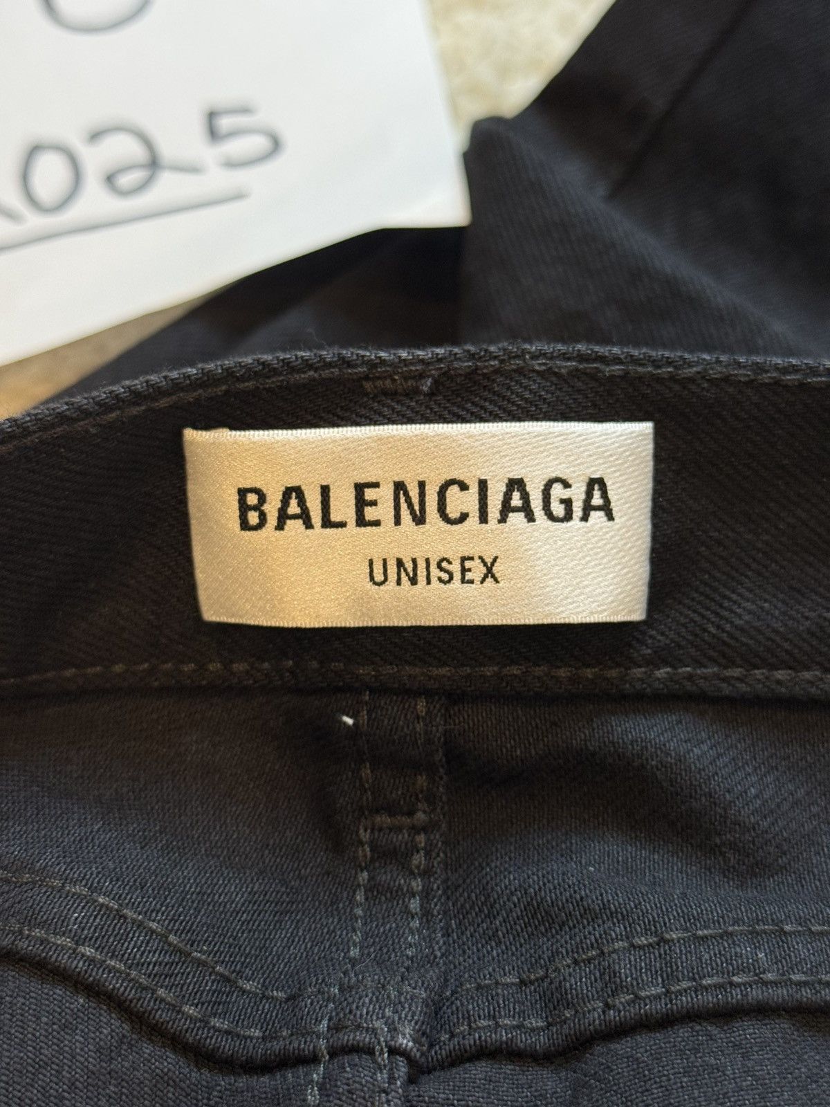 Balenciaga Balenciaga Jet Black Heal Drag Jean Size US 29 - 12 Thumbnail
