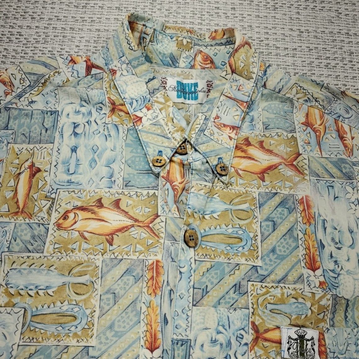 Vintage VINTAGE Duke Kahanamoku Hawaiian Shirt Mens XL Swordfish Surf USA Kahala Size US XL / EU 56 / 4 - 5 Thumbnail