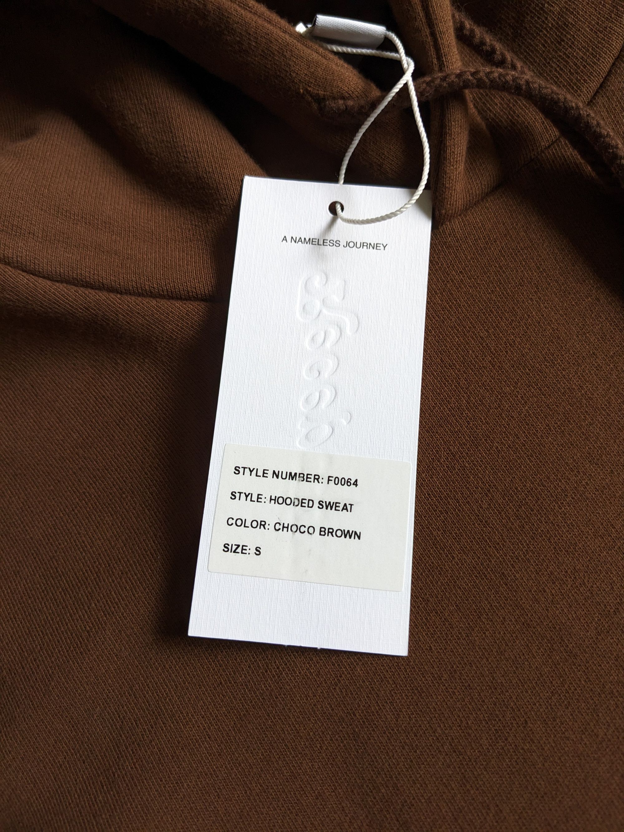 Other Reception Hooded Sweat Fleece Embroidered - chocolate brown Size US S / EU 44-46 / 1 - 4 Thumbnail