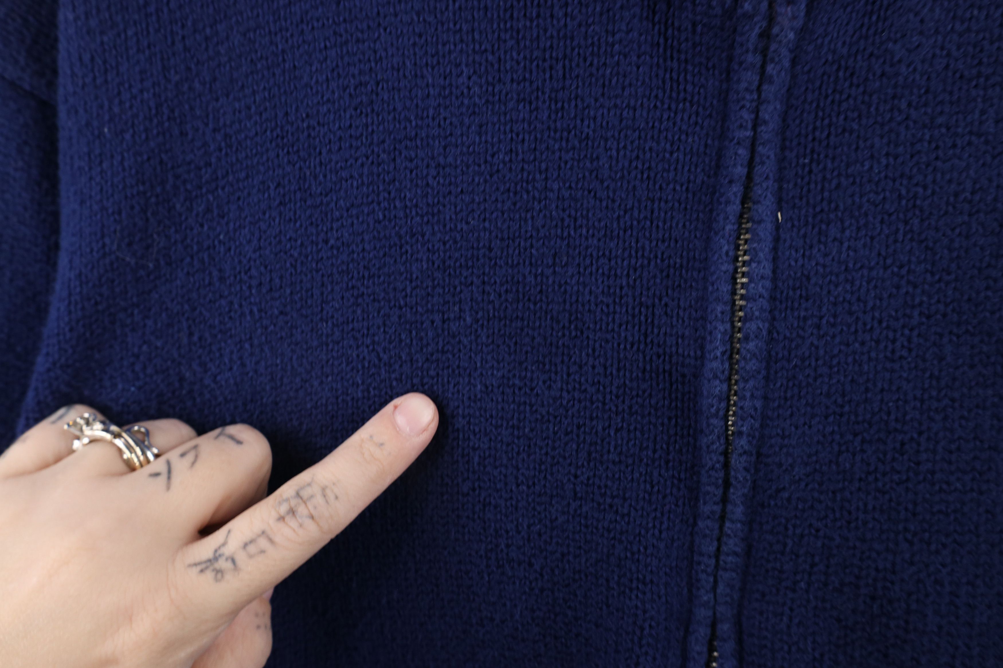 Ralph Lauren × Vintage Vintage 90s Ralph Lauren Knit Half Zip Pullover Sweater Size US L / EU 52-54 / 3 - 5 Thumbnail
