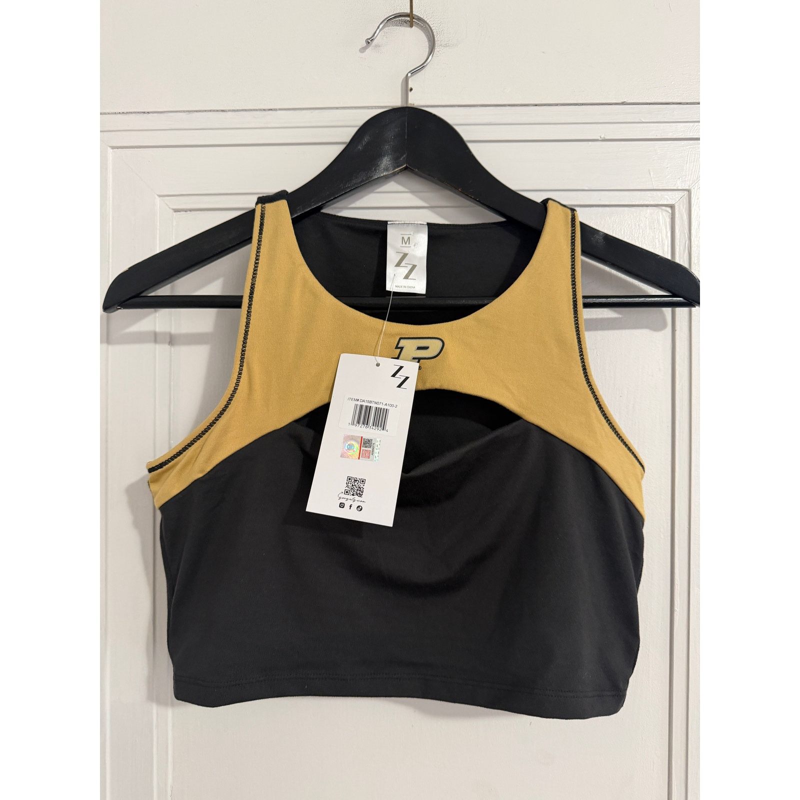 NCAA NWT Purdue Boilermakers Cropped Tank Top Size M Size M / US 6-8 / IT 42-44 - 3 Thumbnail