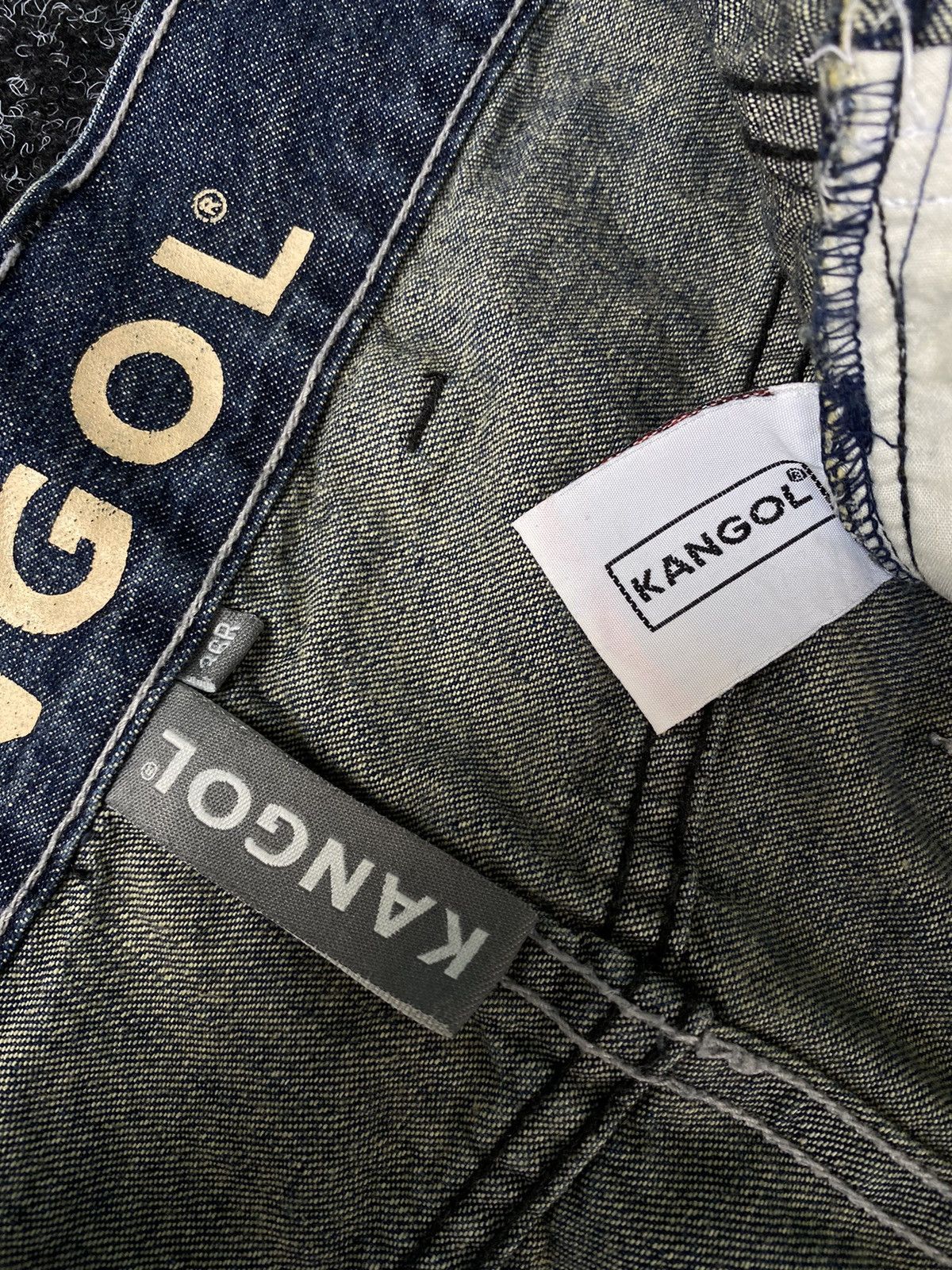 Kangol × Vintage Vintage Kangol baggy Y2K Denim Pants Size US 36 / EU 52 - 7 Thumbnail