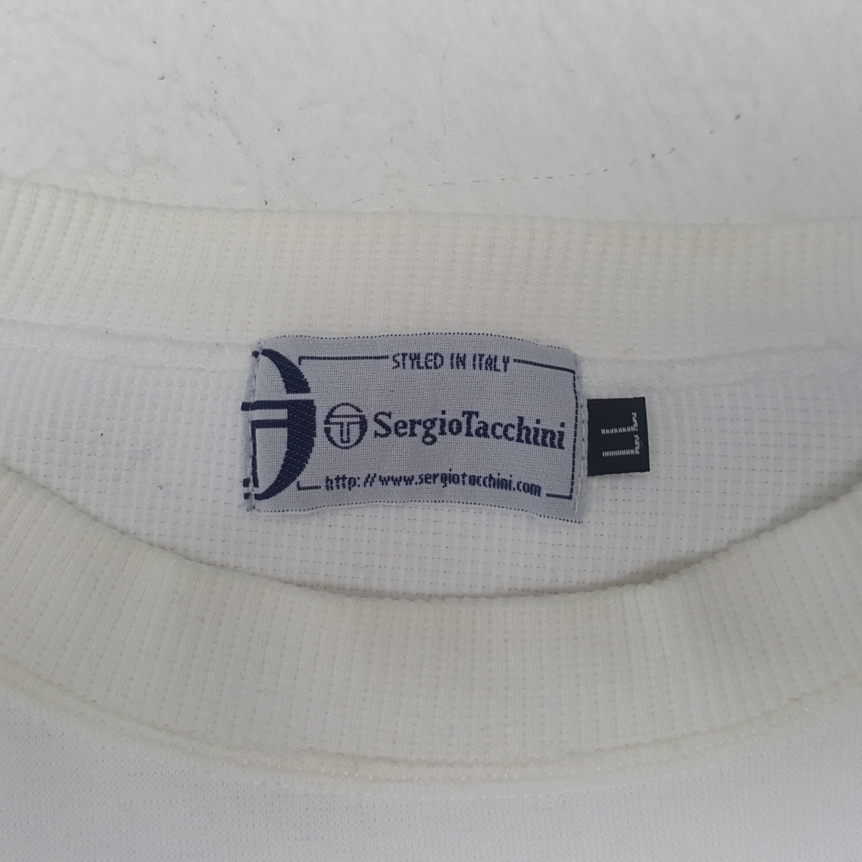 Sergio Tacchini SERGIO TACCHINI Spellout Design Sweatshirt C293N18 Size US XL / EU 56 / 4 - 4 Thumbnail