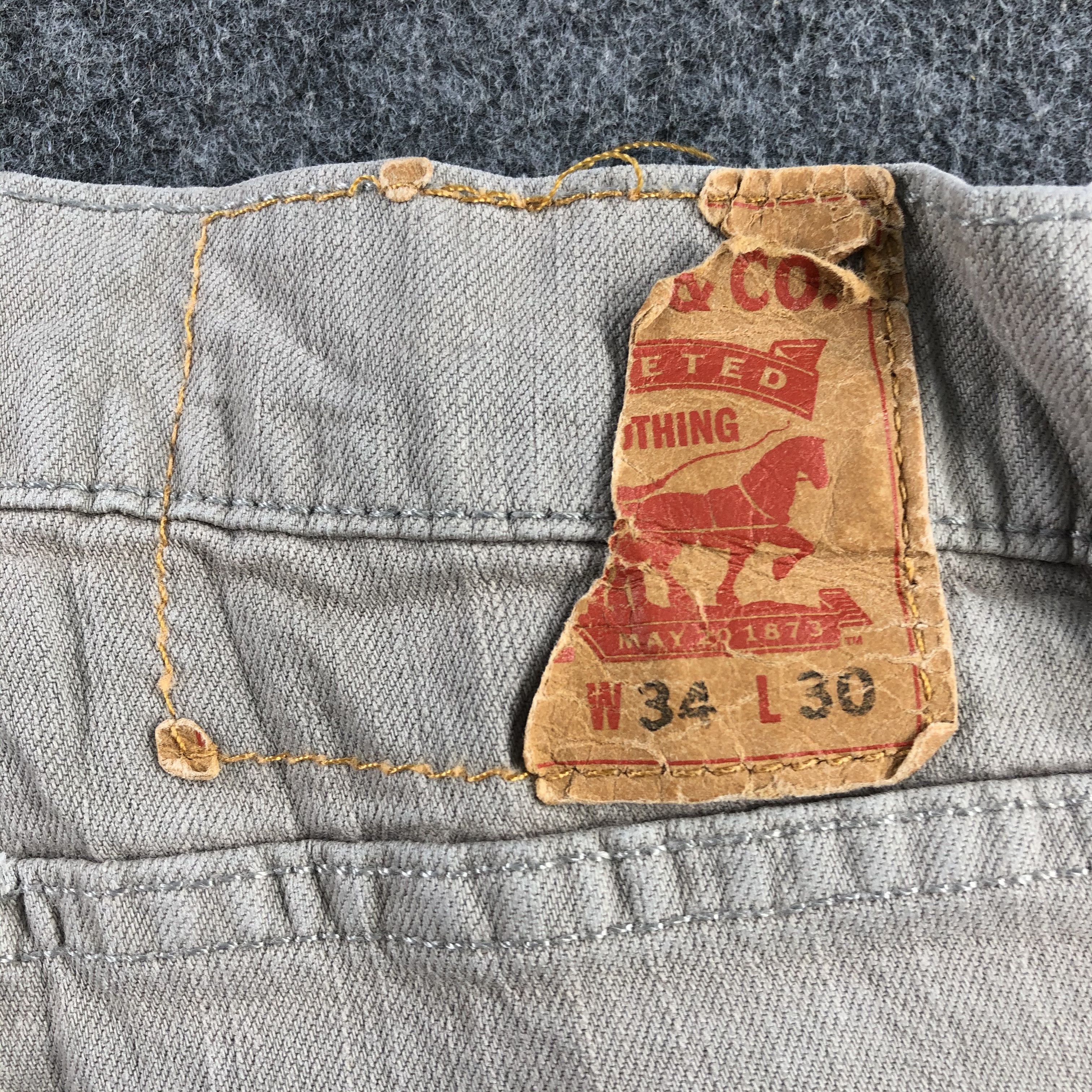 Levi's Vintage Light Wash Levis 513 Jeans-J2435 Size US 34 / EU 50 - 5 Thumbnail