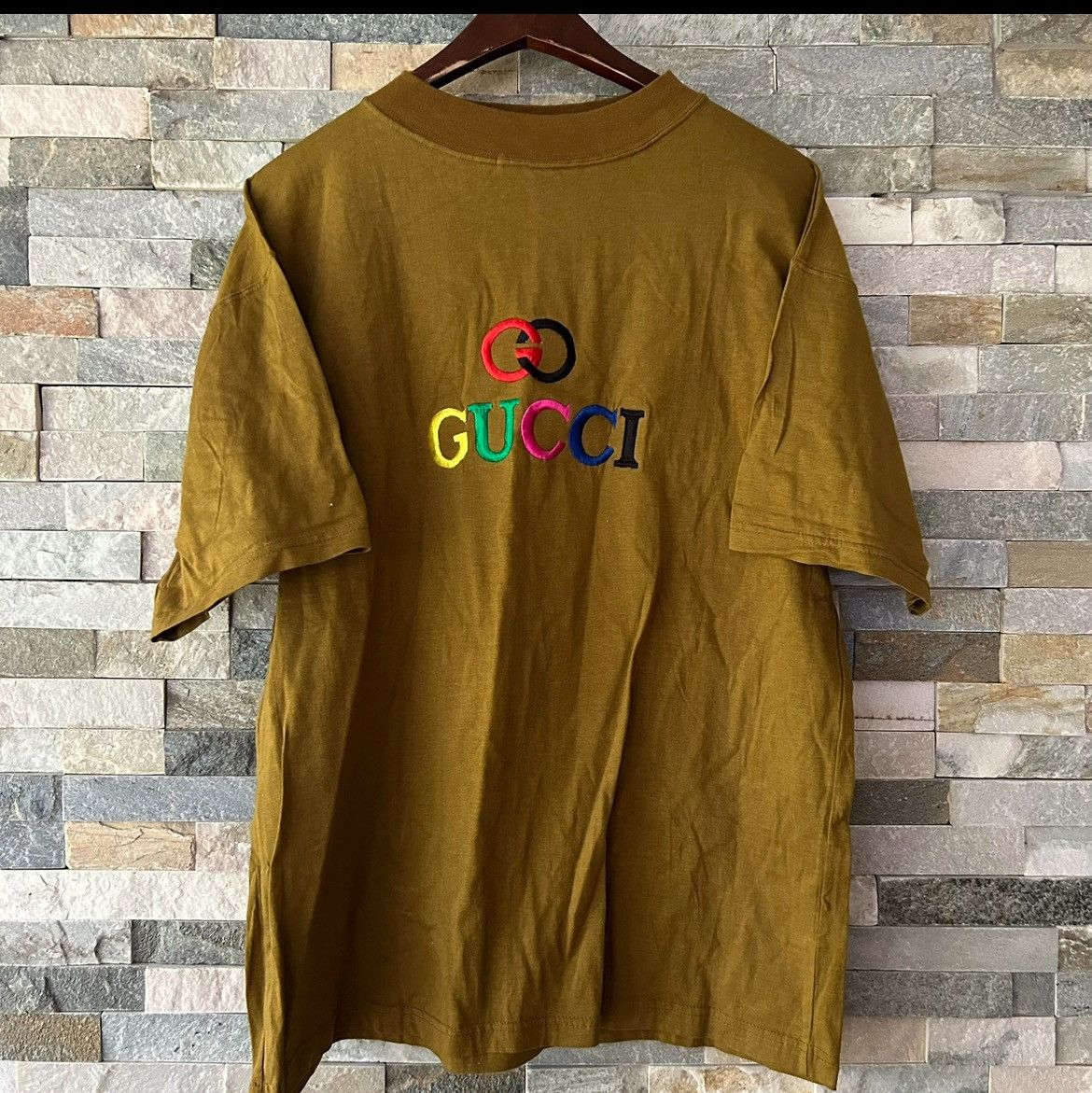 Vintage Vintage gucci bootleg t shirt 90s Size US L / EU 52-54 / 3 - 1 Thumbnail