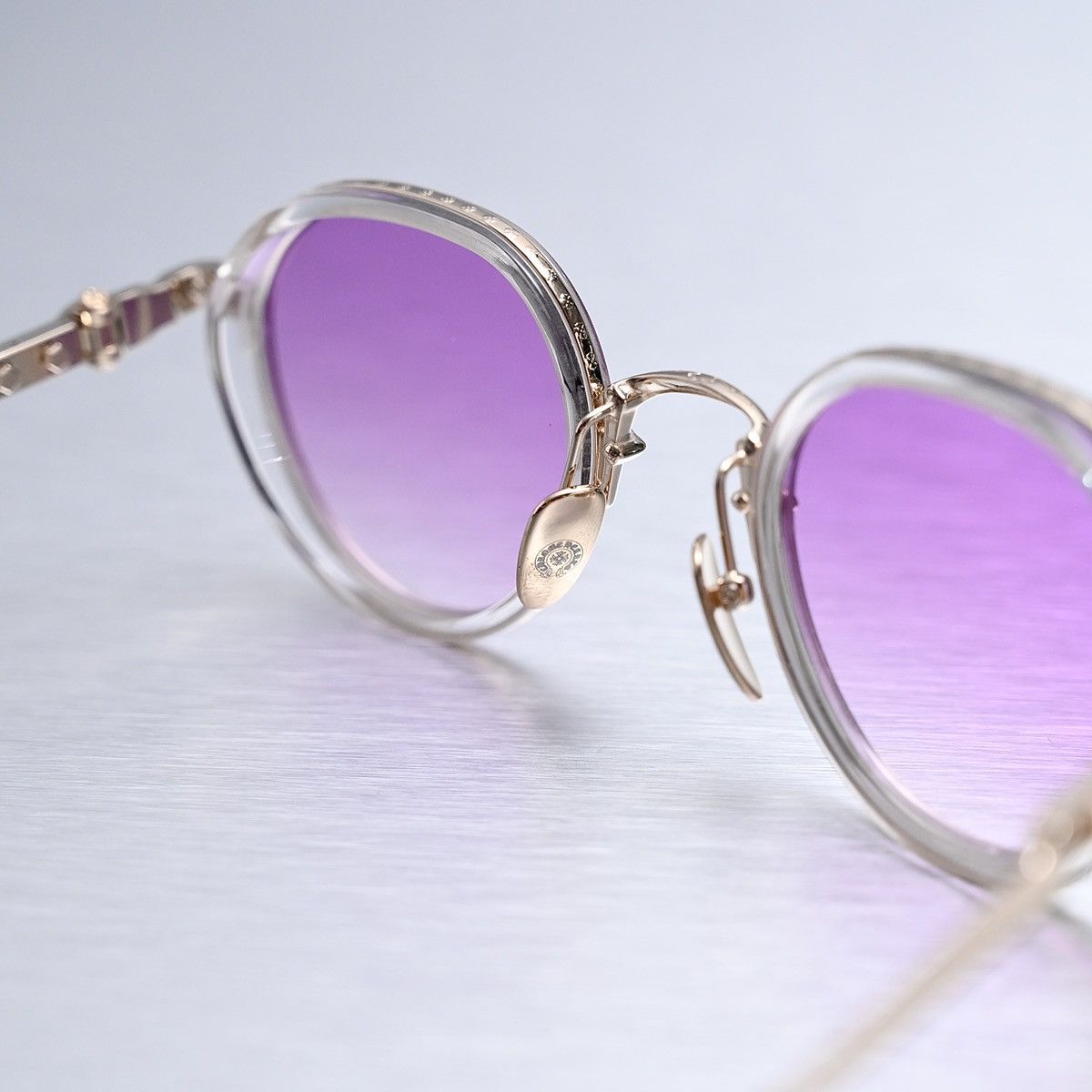Chrome Hearts CHROME HEARTS SEX T-9 CRYSTAL GP TOKYO NIGHT SUNGLASSES Size ONE SIZE - 4 Thumbnail