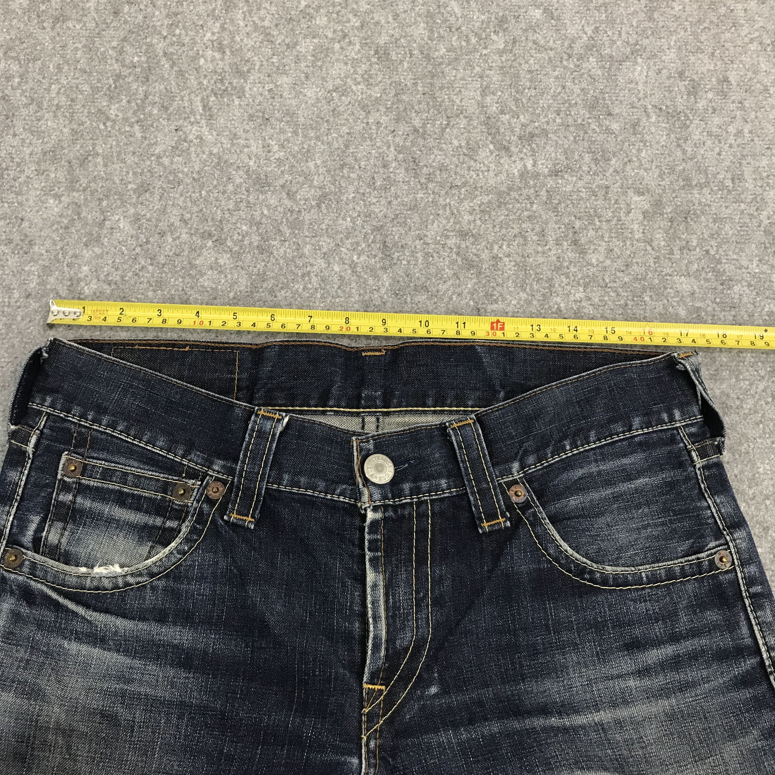 Levi's levi's blue faded denim jeans pants Size US 33 - 9 Thumbnail