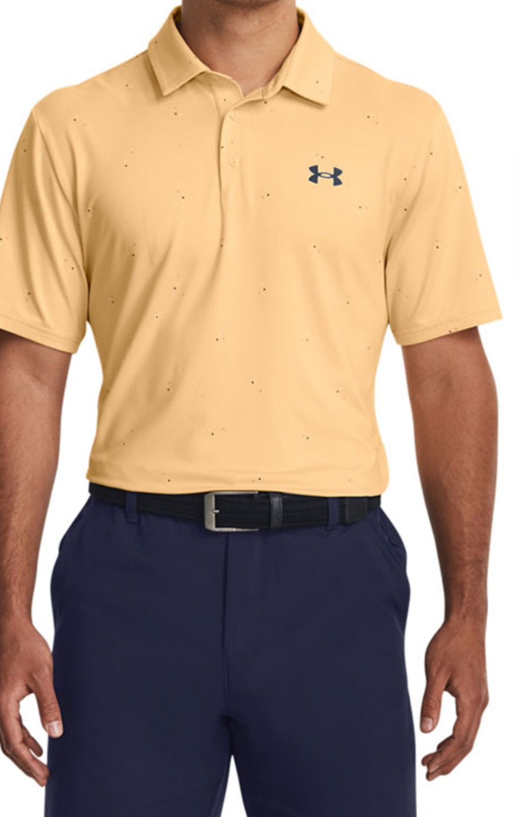 Under Armour New Under Armour Playoff 3.0 Printed Polo - Mesa Yellow/Wasp Size US XL / EU 56 / 4 - 3 Thumbnail