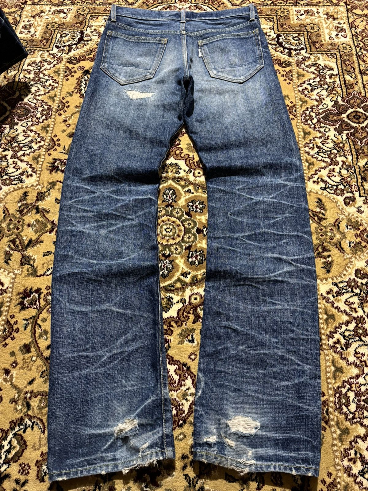 Kapital MTYF Japan Kapital Style Selvedge Patchwork Distress Jeans Size US 30 / EU 46 - 3 Thumbnail