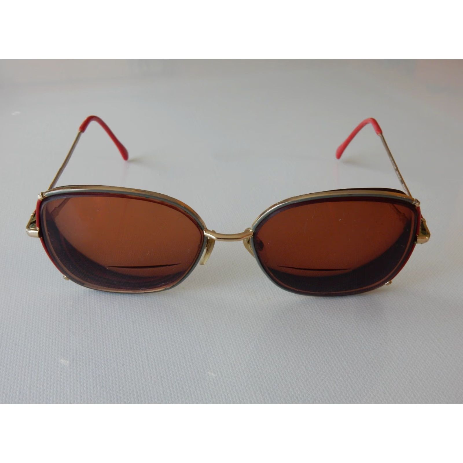 Vintage Luxottica Sunglasses Frames Only Women's Red 56[]16 135 Felicia Size ONE SIZE - 3 Thumbnail