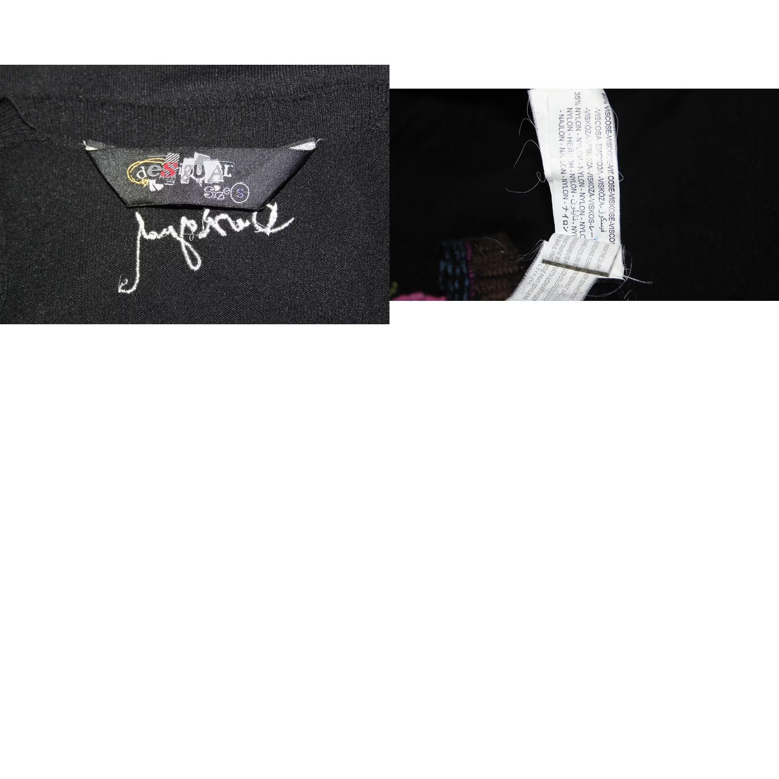 Desigual Desigual Black Dress Womens Size S Size S / US 4 / IT 40 - 8 Thumbnail