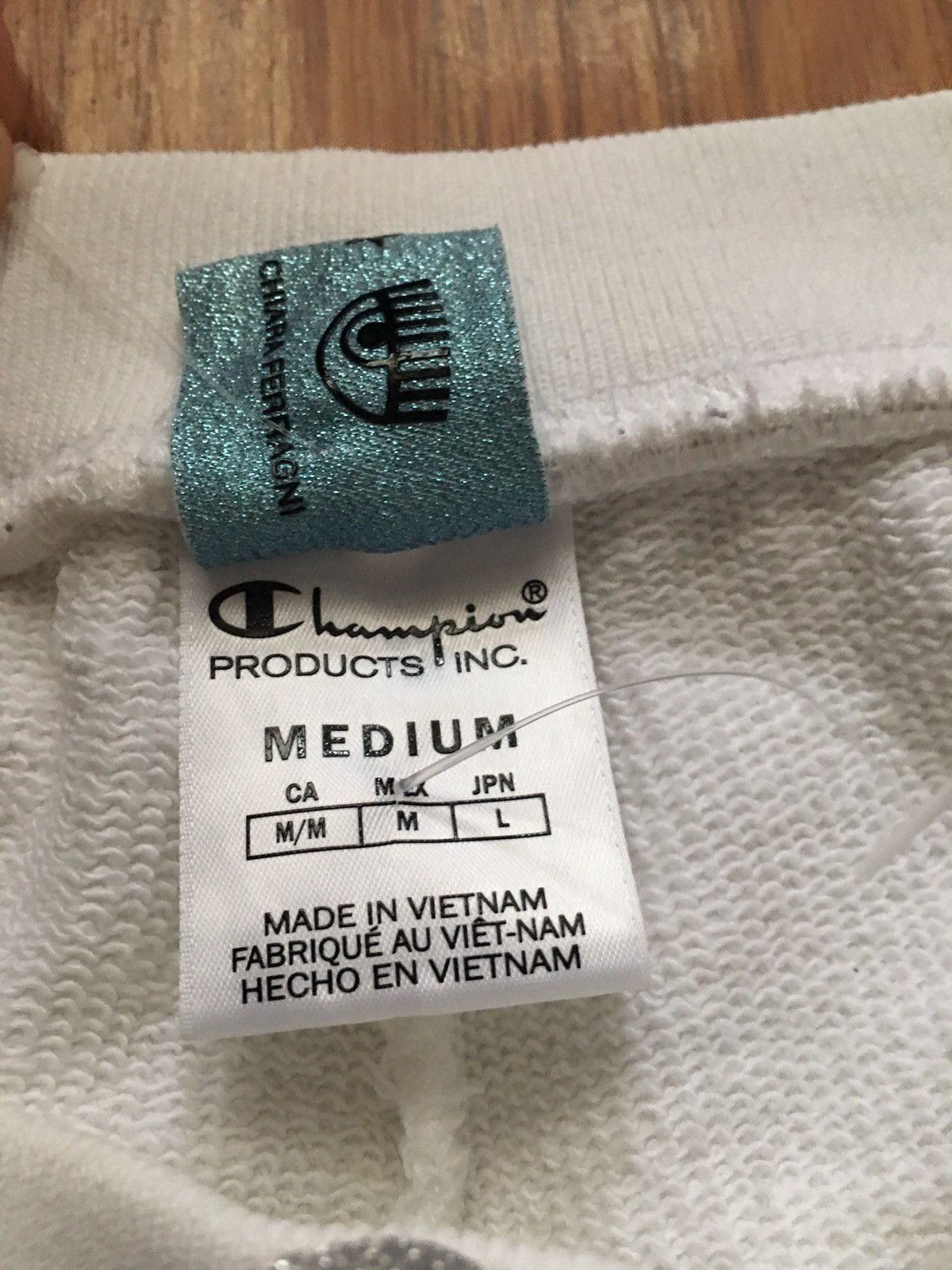 Champion Champion X Chiara Ferragni White Womens Sweatpants Size M Size 32" / US 10 / IT 46 - 13 Thumbnail