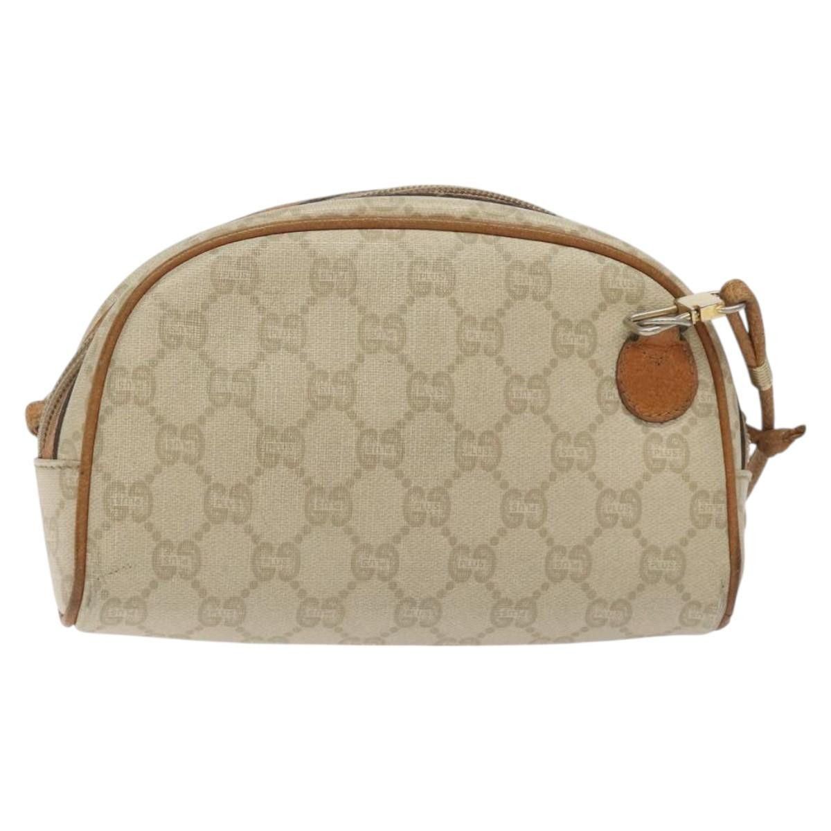 Gucci GUCCI GG Plus Supreme Shoulder Bag Pvc Ivory Gold Size ONE SIZE - 3 Thumbnail