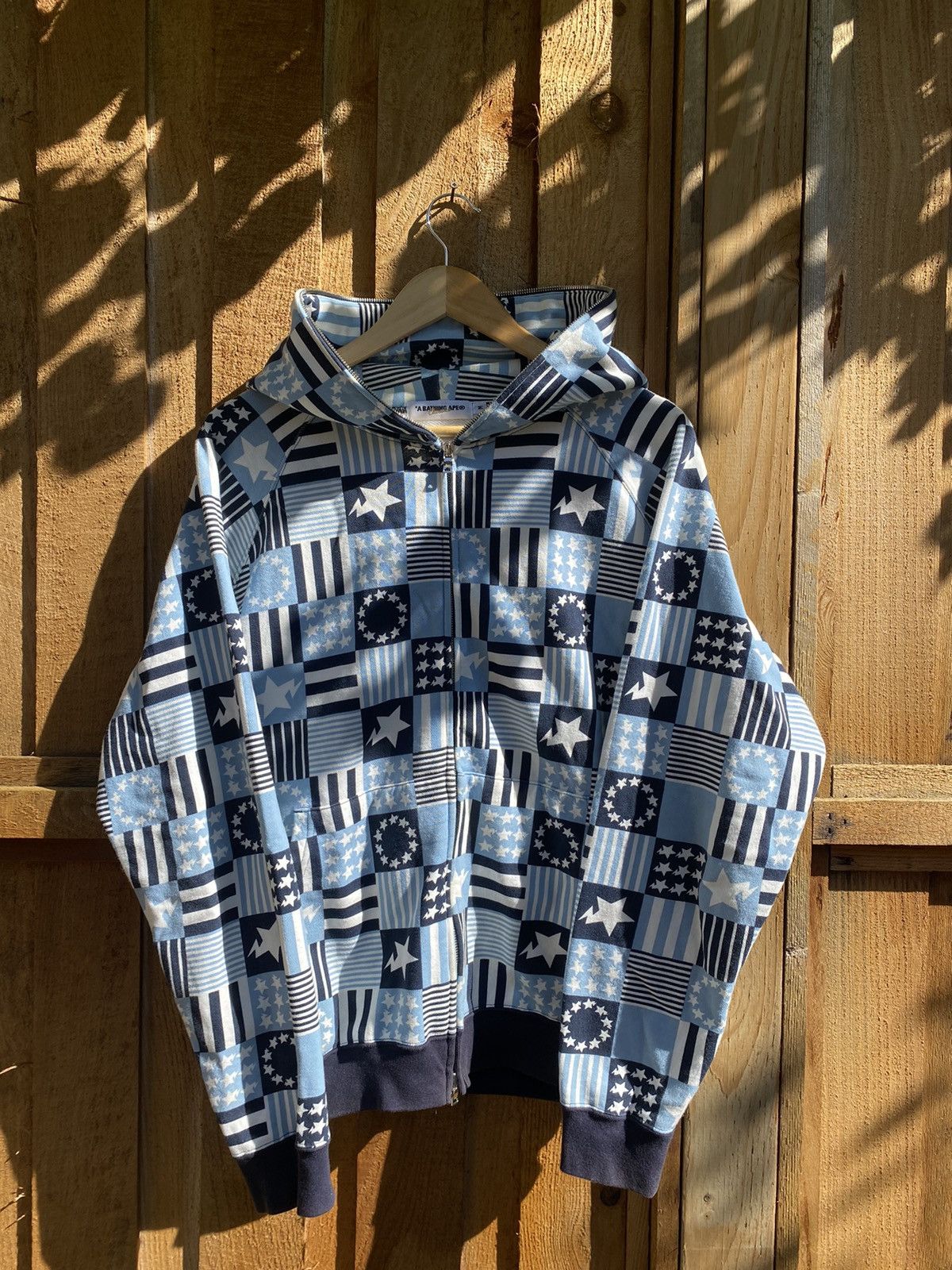 Bape a bathing ape ‘stars n stripes’ fullzip hoodie nigo Size US M / EU 48-50 / 2 - 2 Thumbnail