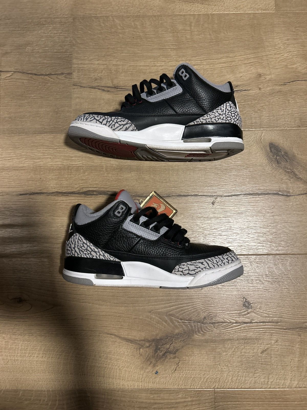 Jordan Brand Air Jordan 3 Retro OG 'Black Cement' 2018 Size US 10.5 / EU 43-44 - 4 Thumbnail