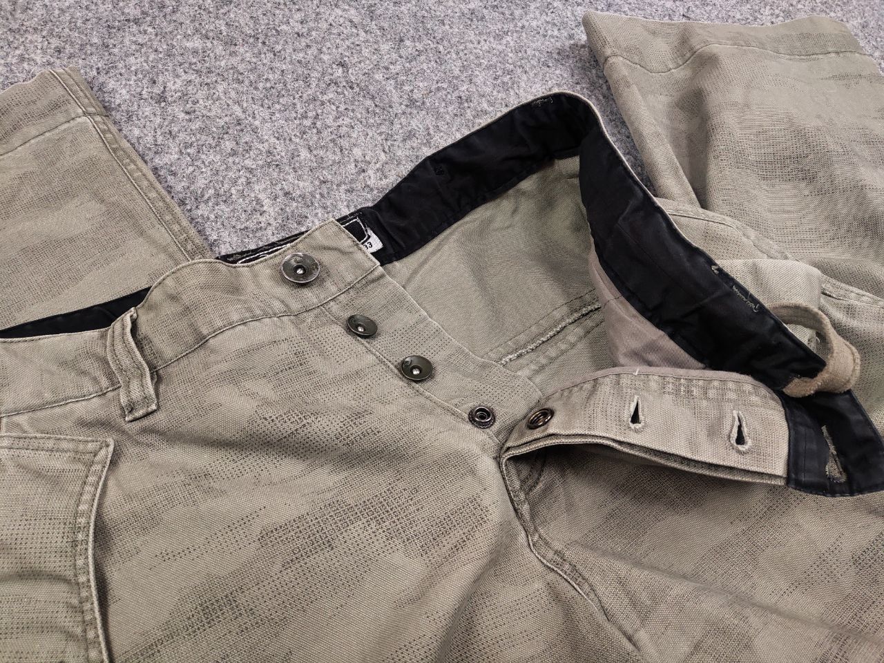 Japanese Brand Vintage 90's junya watanabe style Cargo Baggy camo Pants Size US 33 - 17 Thumbnail