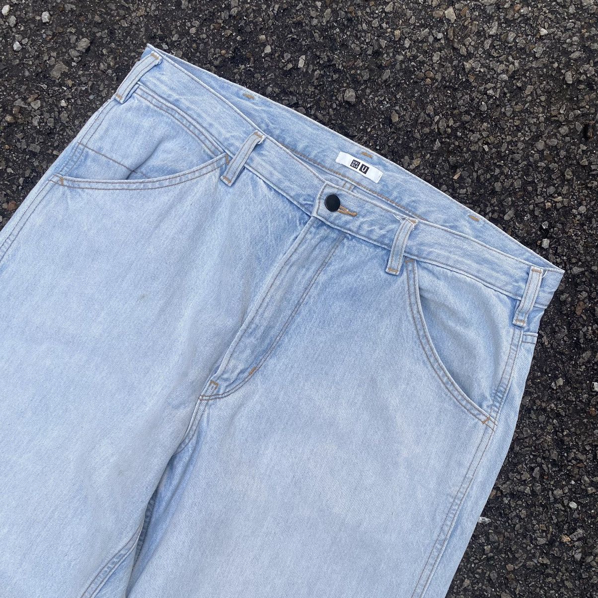 Uniqlo U x Christophe Lemaire Blue Wash Faded Denim Jeans