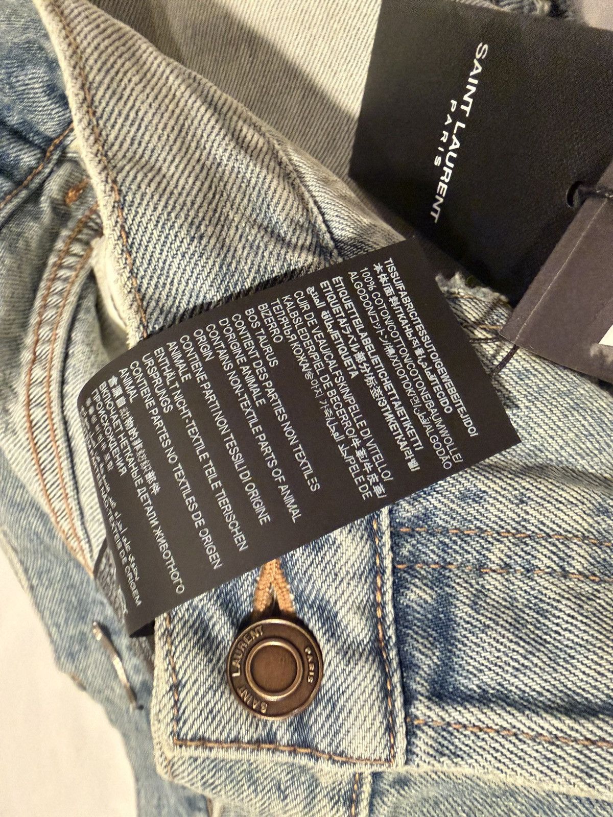 Saint Laurent Paris Saint Laurent men’s blue slim fit jeans. 31. $890 Size US 31 - 12 Thumbnail