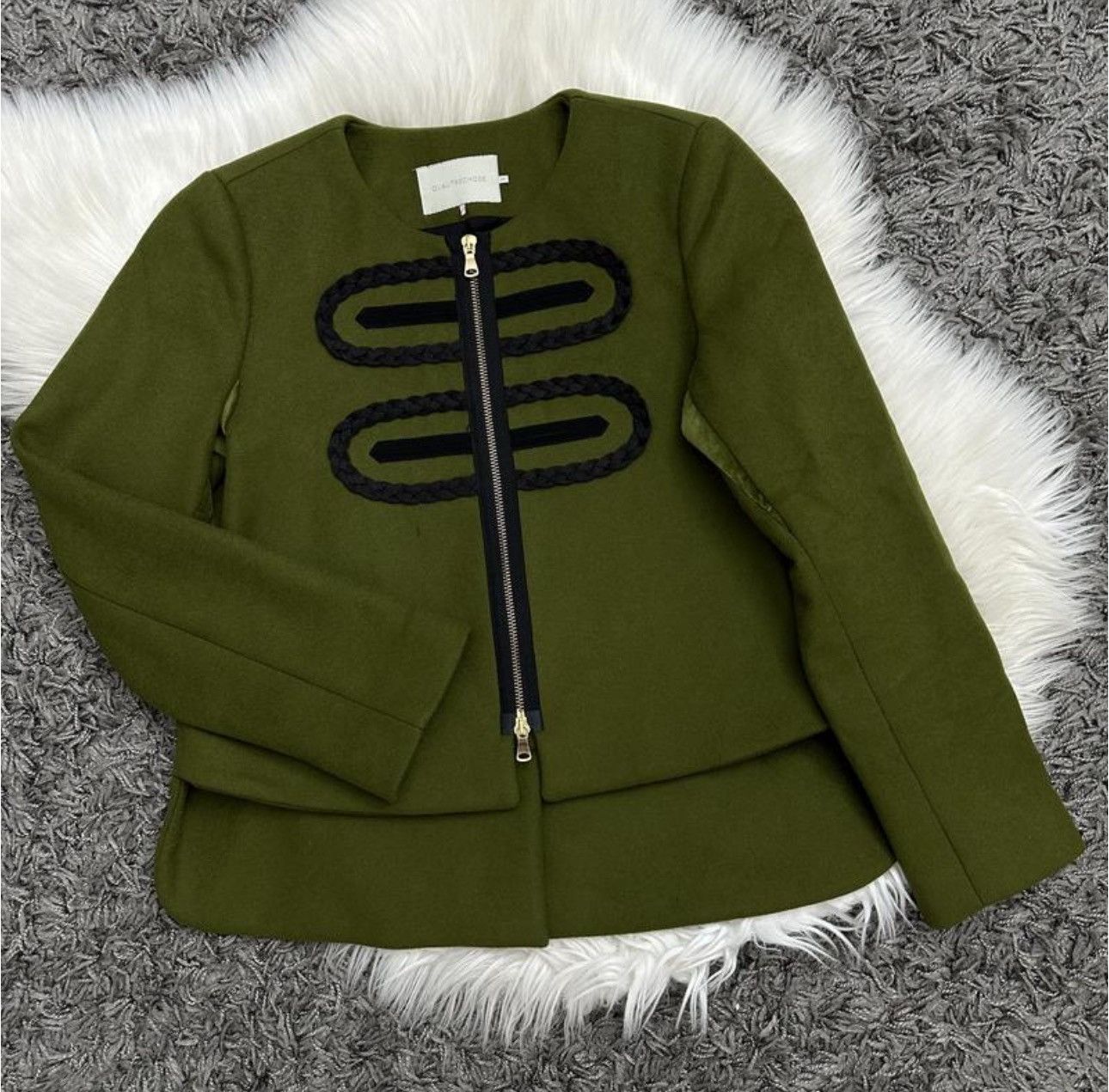 Designer vintage jacket L’autre chose trend lana vergine luxury Size S / US 4 / IT 40 - 1 Thumbnail