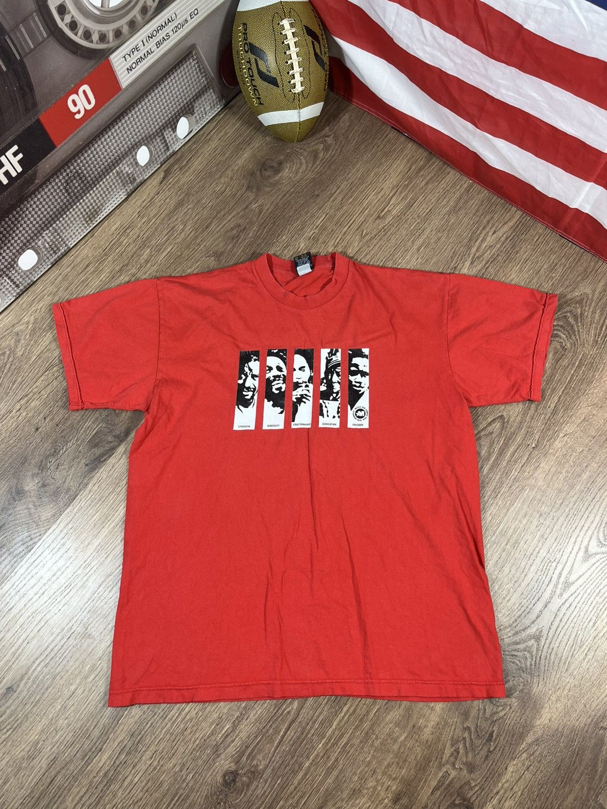 Bob Marley × Vintage Mecca USA Always Seek New Advances T Shirt Rare Size US L / EU 52-54 / 3 - 1 Thumbnail