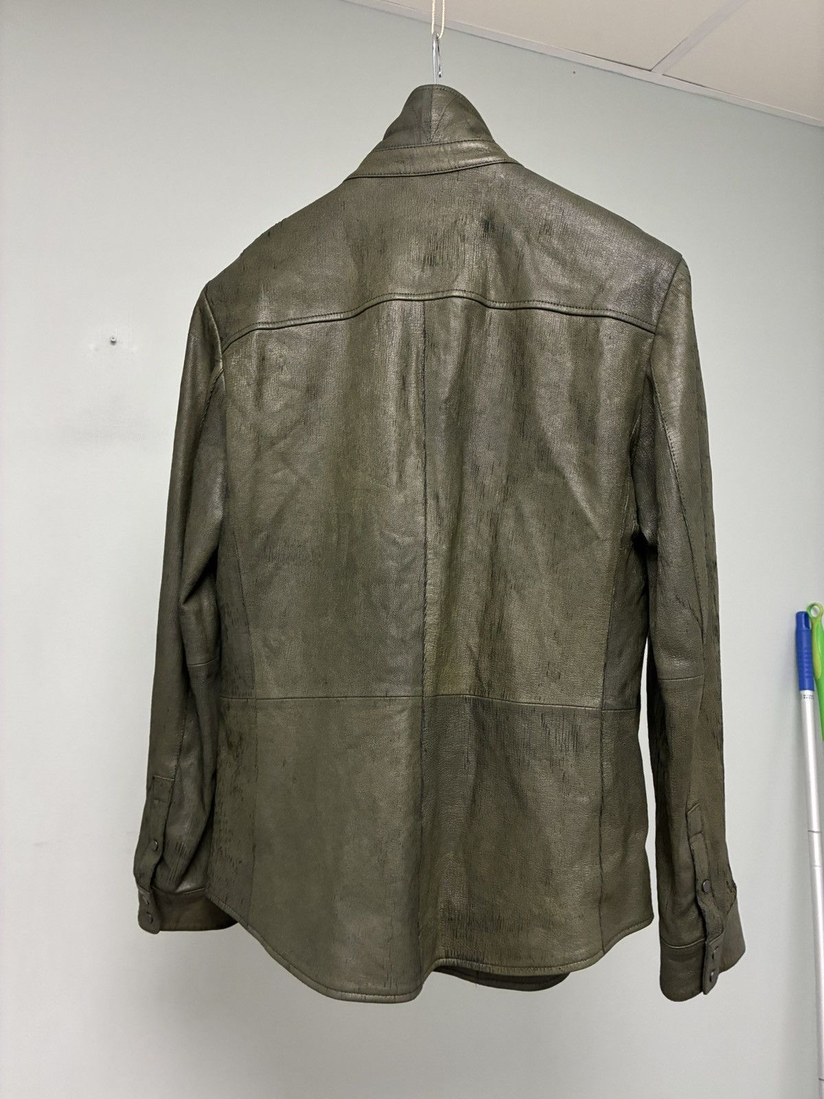 John Varvatos Kelch Leather Shirt Jacket EU 44 USA 34 small Size US S / EU 44-46 / 1 - 20 Thumbnail