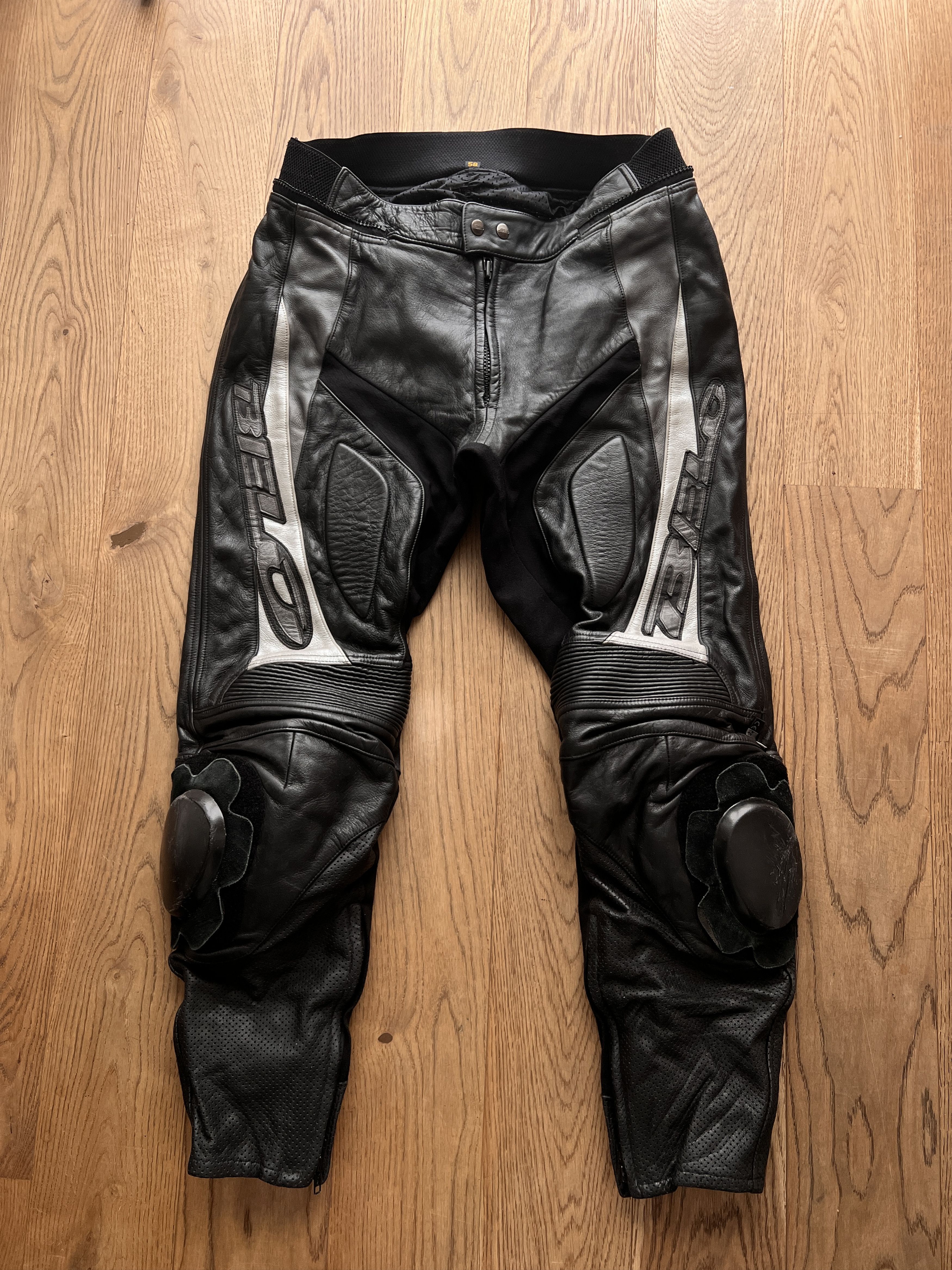 If Six Was Nine Racing leather vintage pants biker avant garde 2000s opium Size US 36 / EU 52 - 3 Thumbnail