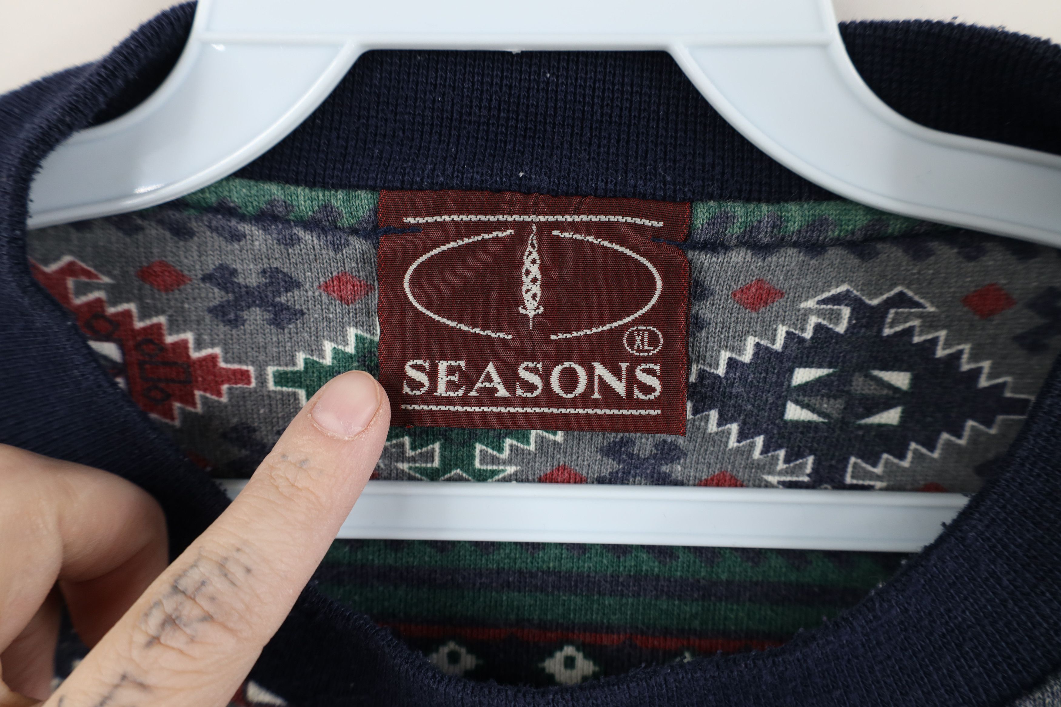 Vintage Vintage 90s Streetwear French Terry Crewneck Sweatshirt Size US XL / EU 56 / 4 - 4 Thumbnail