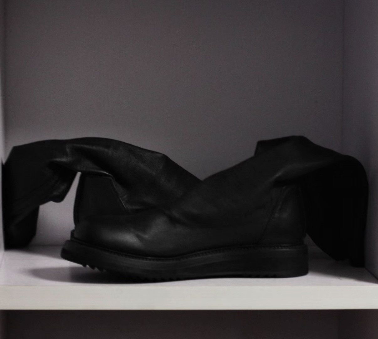 Rick Owens Rick Owens Rare "God" Boots in Black Lambskin Size US 8 / IT 38 - 4 Thumbnail