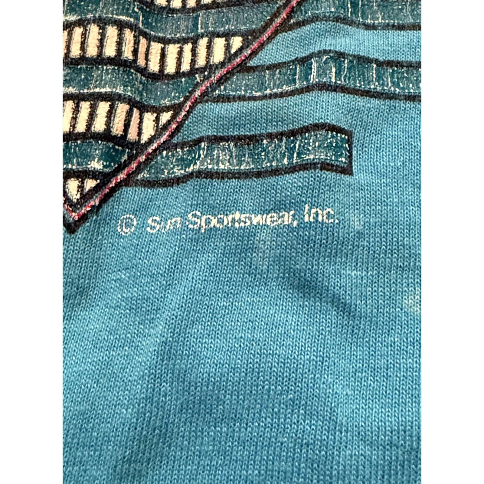 Sunray Sportswear VINTAGE Bitter Creek Shirt Mens XL Blue Western Horse Cowboy Graphic USA 90s Size US XL / EU 56 / 4 - 4 Thumbnail
