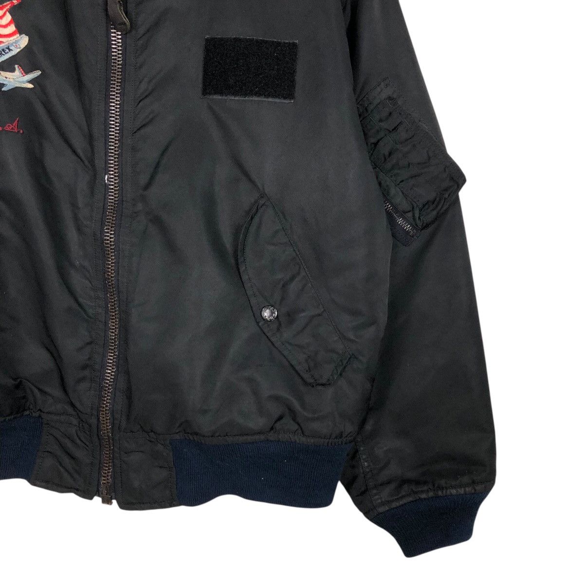Avirex 📌Vintage Ma-1 Bomber Jacket Fly Military Avirex Big Logo Size US XS / EU 42 / 0 - 6 Thumbnail