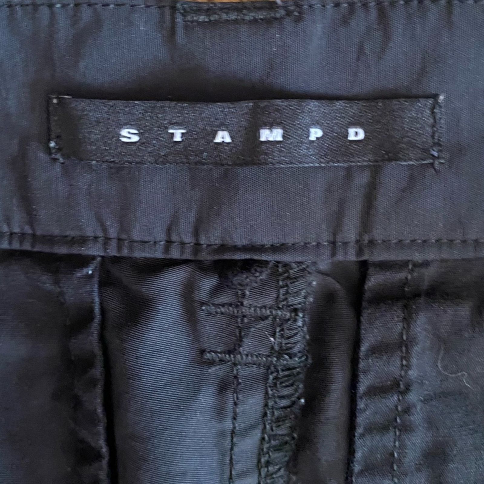 Stampd Stampd $286 Black Cotton / Nylon Cargo Pant Mens sz 34 EUC Size US 34 / EU 50 - 5 Thumbnail