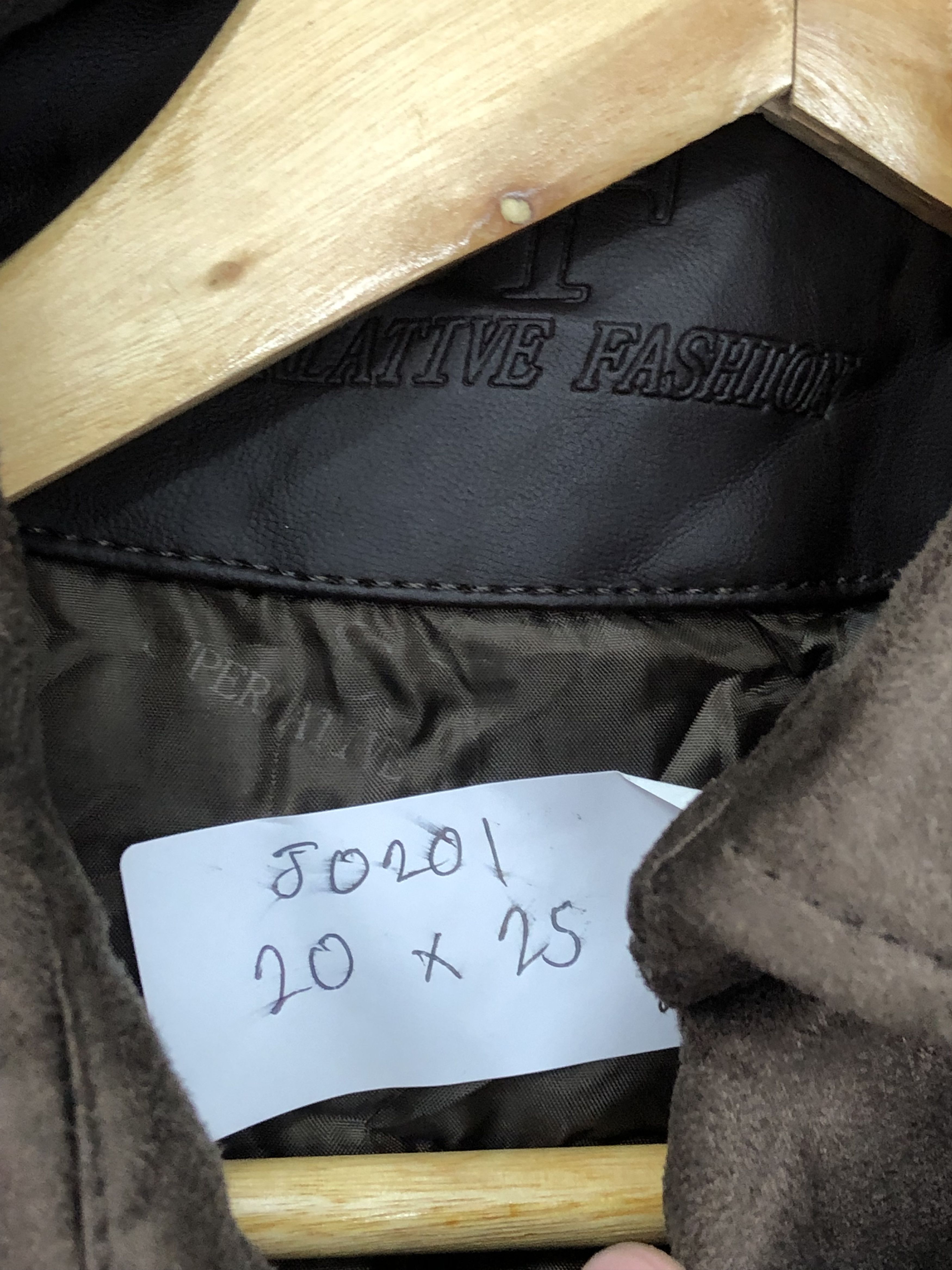 Other Superlative Fashion Italy Designer Leather Jacket J0201 Size US L / EU 52-54 / 3 - 12 Thumbnail