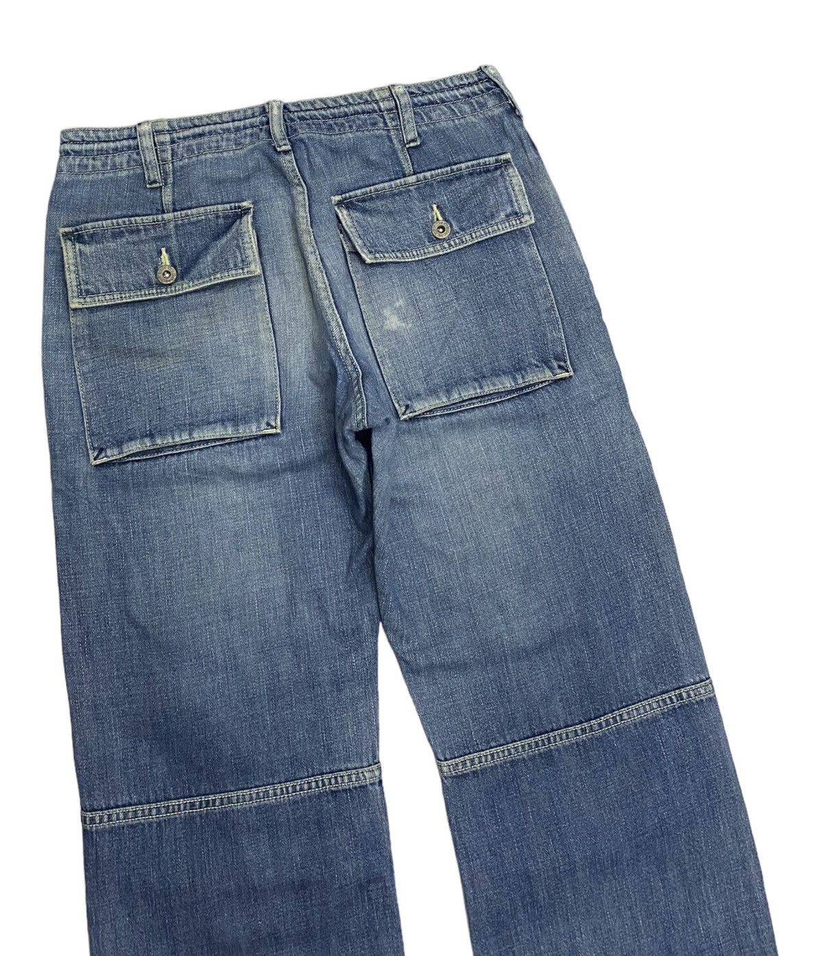 Helmut Lang BAGGY DENIM RAW-TEX UNITED ARROWS HELMUT LANG STYLE Size US 30 / EU 46 - 7 Thumbnail