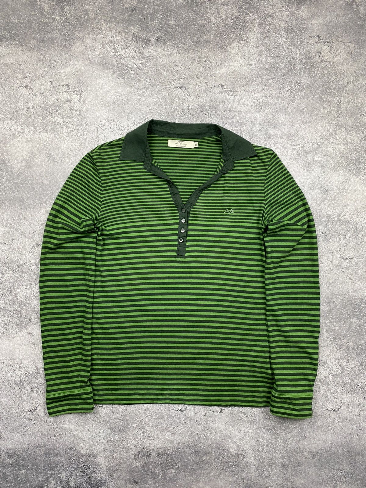 Burberry Thomas Burberry Designer Vintage Striped Button Shirt Rare Size M / US 6-8 / IT 42-44 - 1 Thumbnail