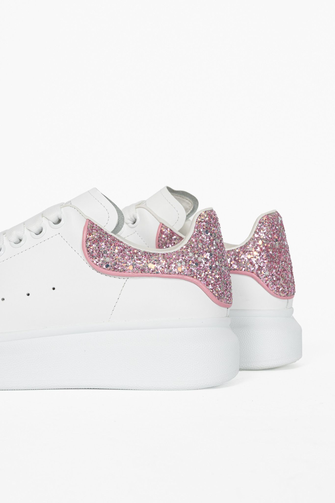 Alexander McQueen Alexander McQueen Larry Glitter Lace-Up Sneakers Size US 6.5 / IT 36.5 - 8 Thumbnail