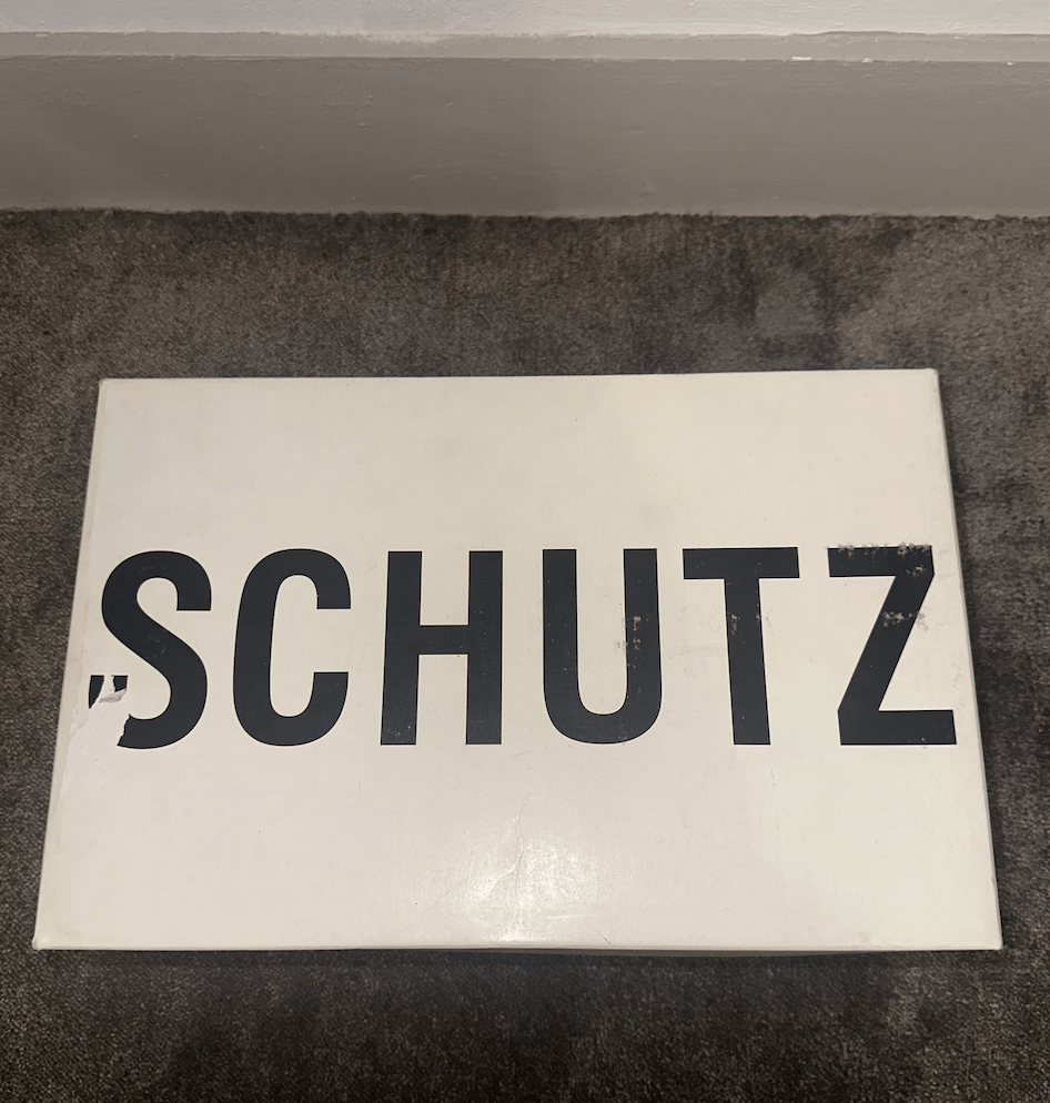 SCHUTZ Schutz Black Velvet Silver Stiletto Mules Size US 7 / IT 37 - 7 Thumbnail