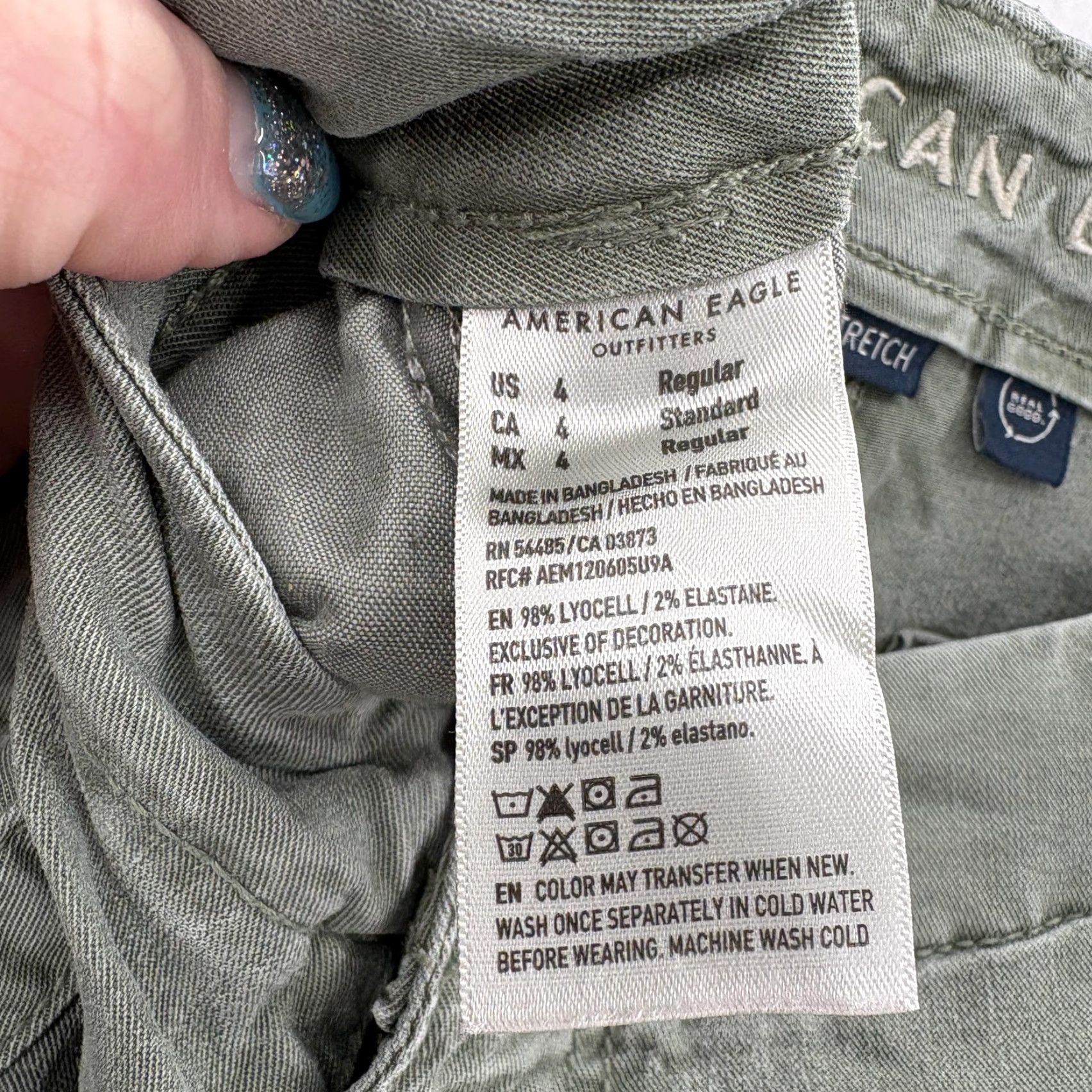 American Eagle Outfitters VINTAGE? No. Size 27" / US 4 / IT 40 - 6 Thumbnail