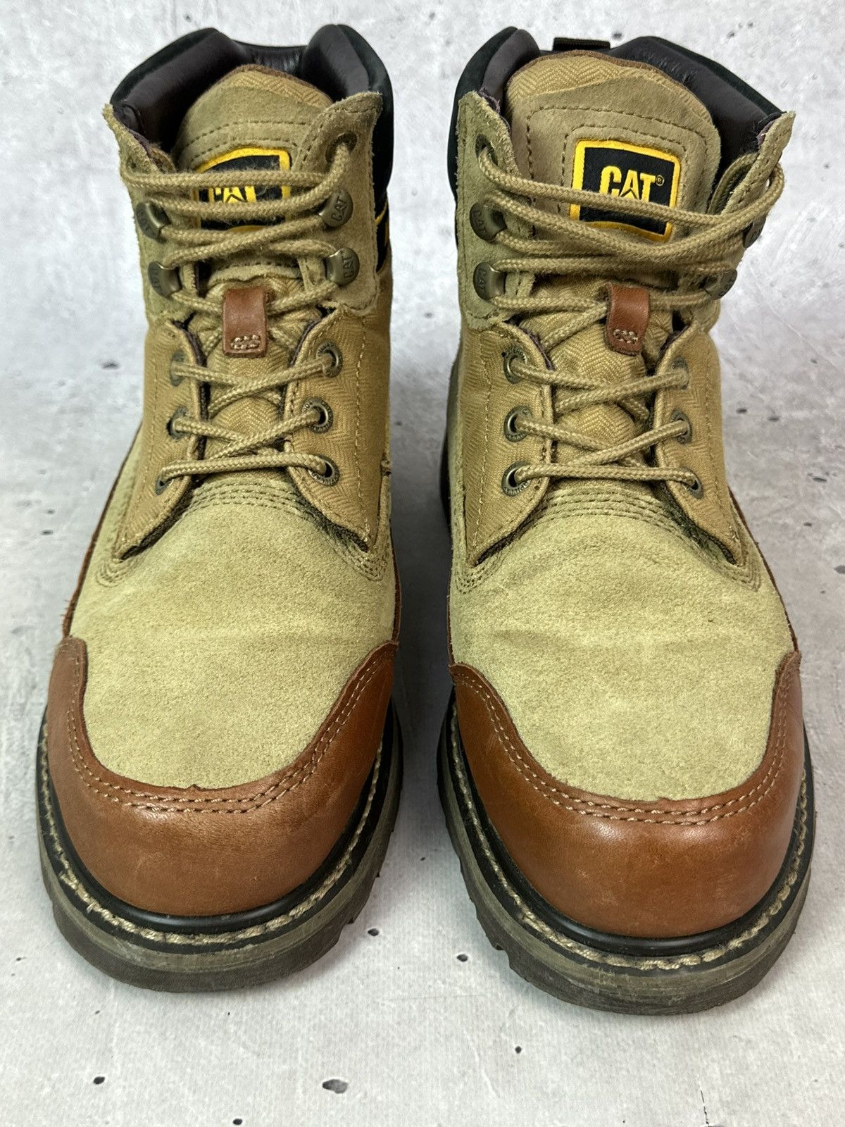 Nigel Cabourn Nigel Cabourn x Caterpillar Unisex leather Brown Utah Boots Size US 9.5 / EU 42-43 - 4 Thumbnail