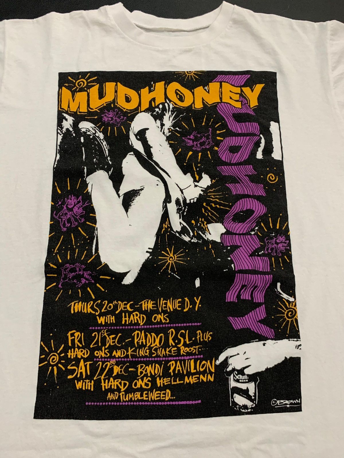 Vintage Vintage mudhoney tshirt band Size US XL / EU 56 / 4 - 2 Thumbnail