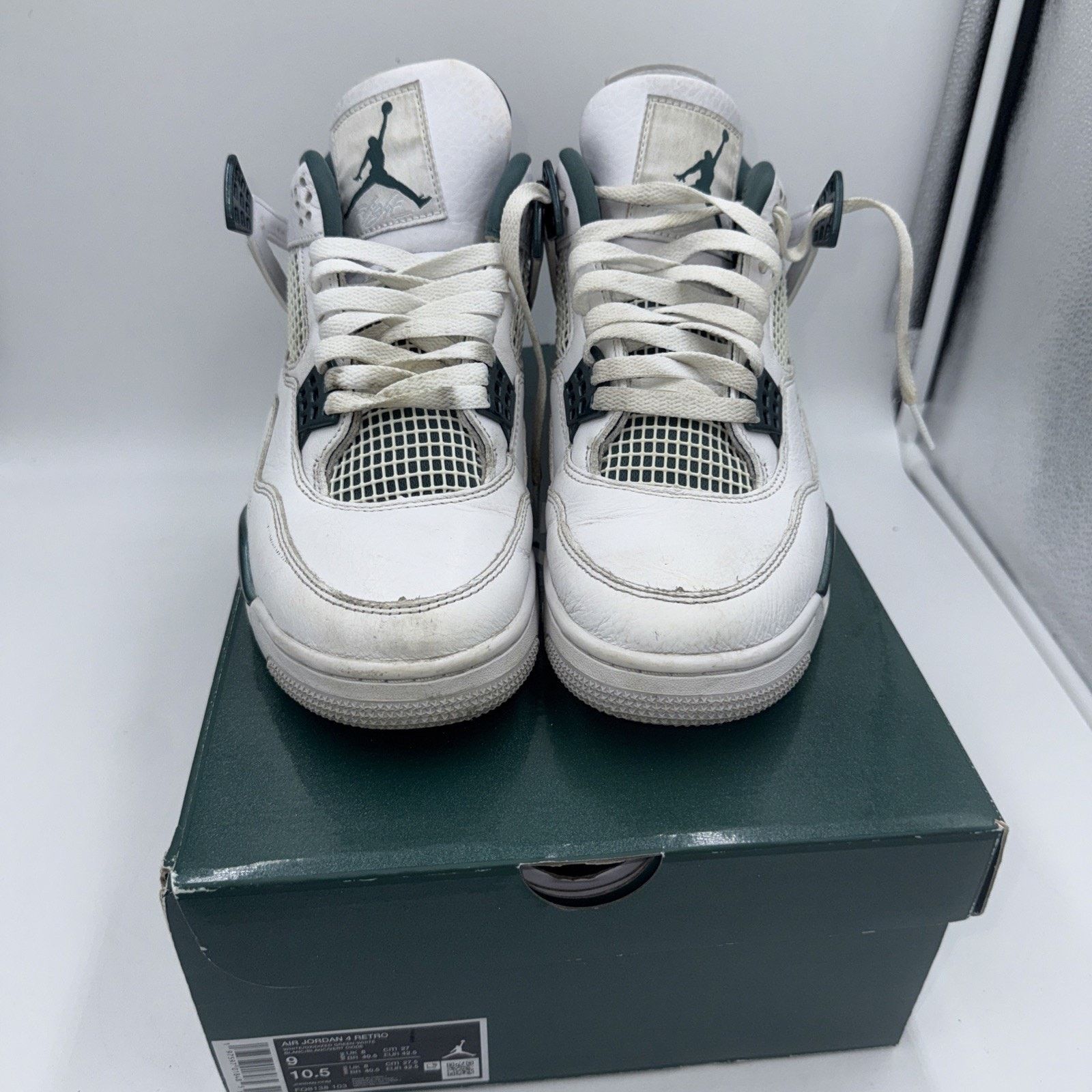 Jordan Brand Size 9 - Air Jordan 4 Retro Oxidized Green Size US 9 / EU 42 - 1 Thumbnail