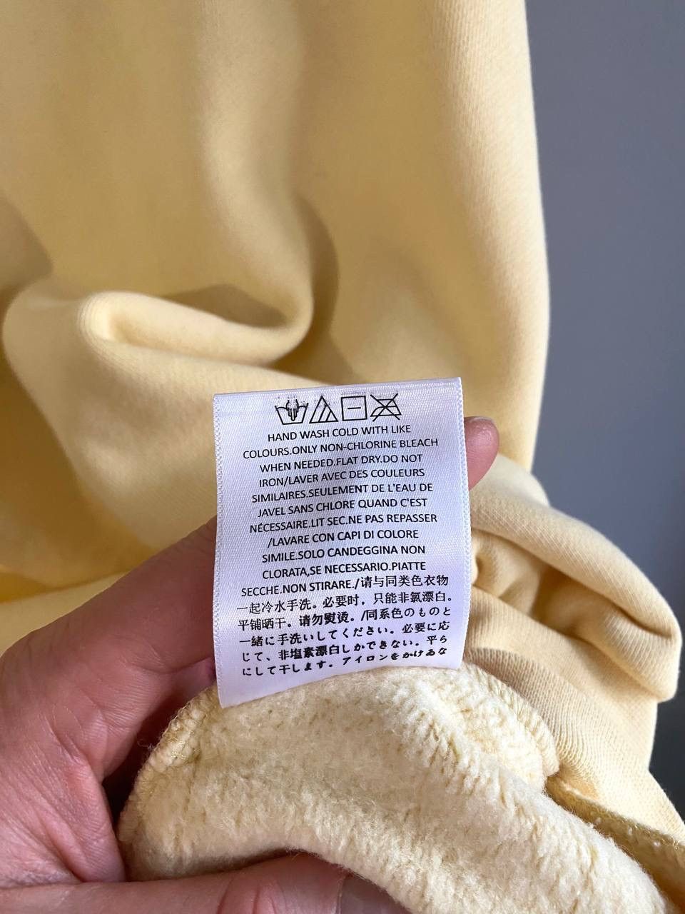 Fear of God Fear Of Good Essential Garden Yellow Pullover Hoodie, Size M Size US M / EU 48-50 / 2 - 14 Thumbnail
